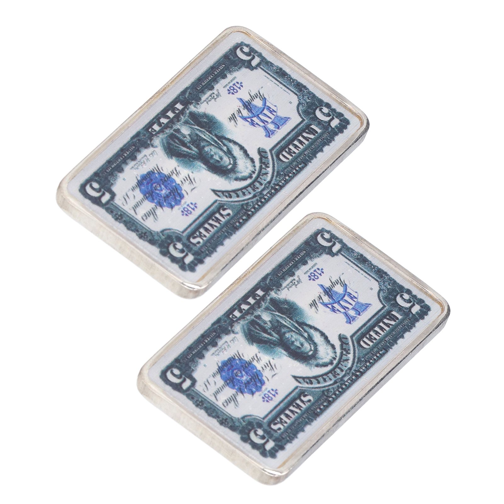 2Pcs Commemorative Coins Coin Collection 5 US Dollars Patter Fine Workmanship Commemorative Coin - Image 2