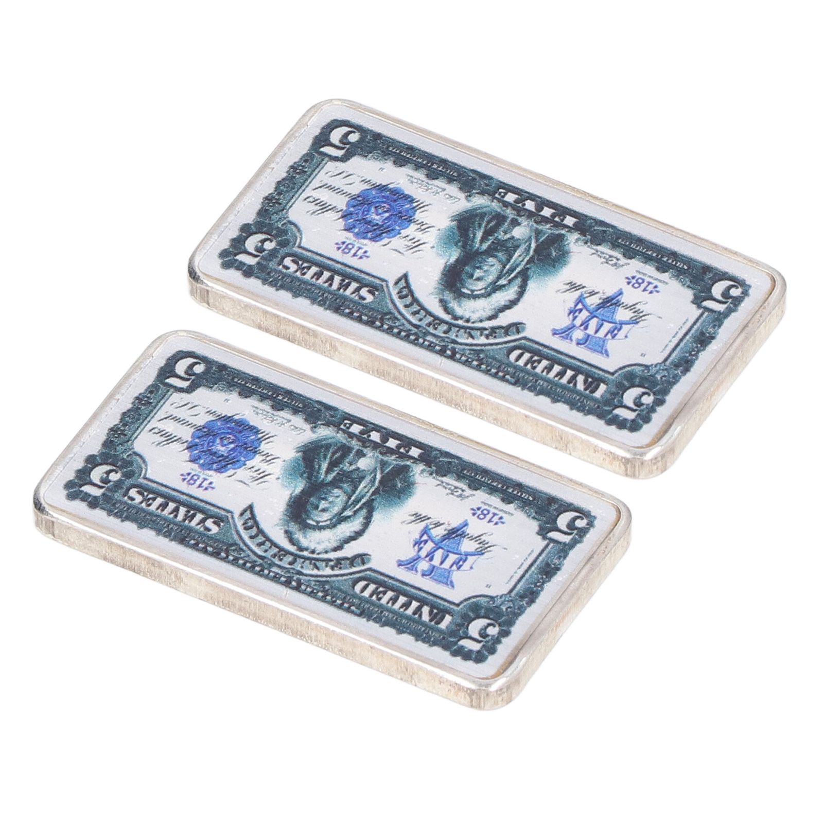 2Pcs Commemorative Coins Coin Collection 5 US Dollars Patter Fine Workmanship Commemorative Coin - Image 7