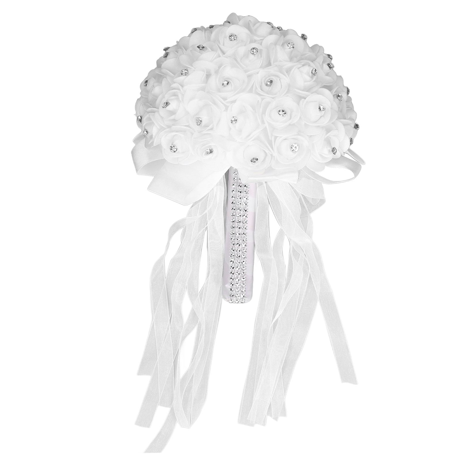 Holding Flower Simulation Design Environmentally Friendly Odorless Romantic Artificial Bouquet for Weddings Parties - Image 1