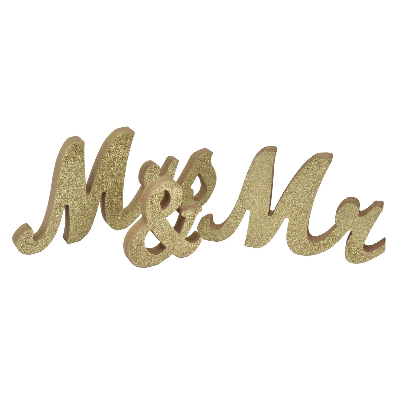 Mr Mrs Sign Wedding Table Decorations English Letter Ornament Props for Festival Anniversary PartyGold - Image 7