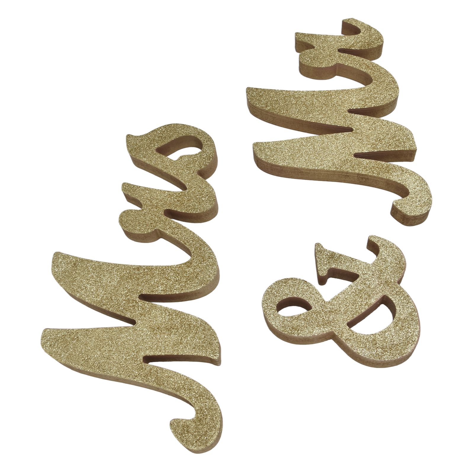 Mr Mrs Sign Wedding Table Decorations English Letter Ornament Props for Festival Anniversary PartyGold - Image 8