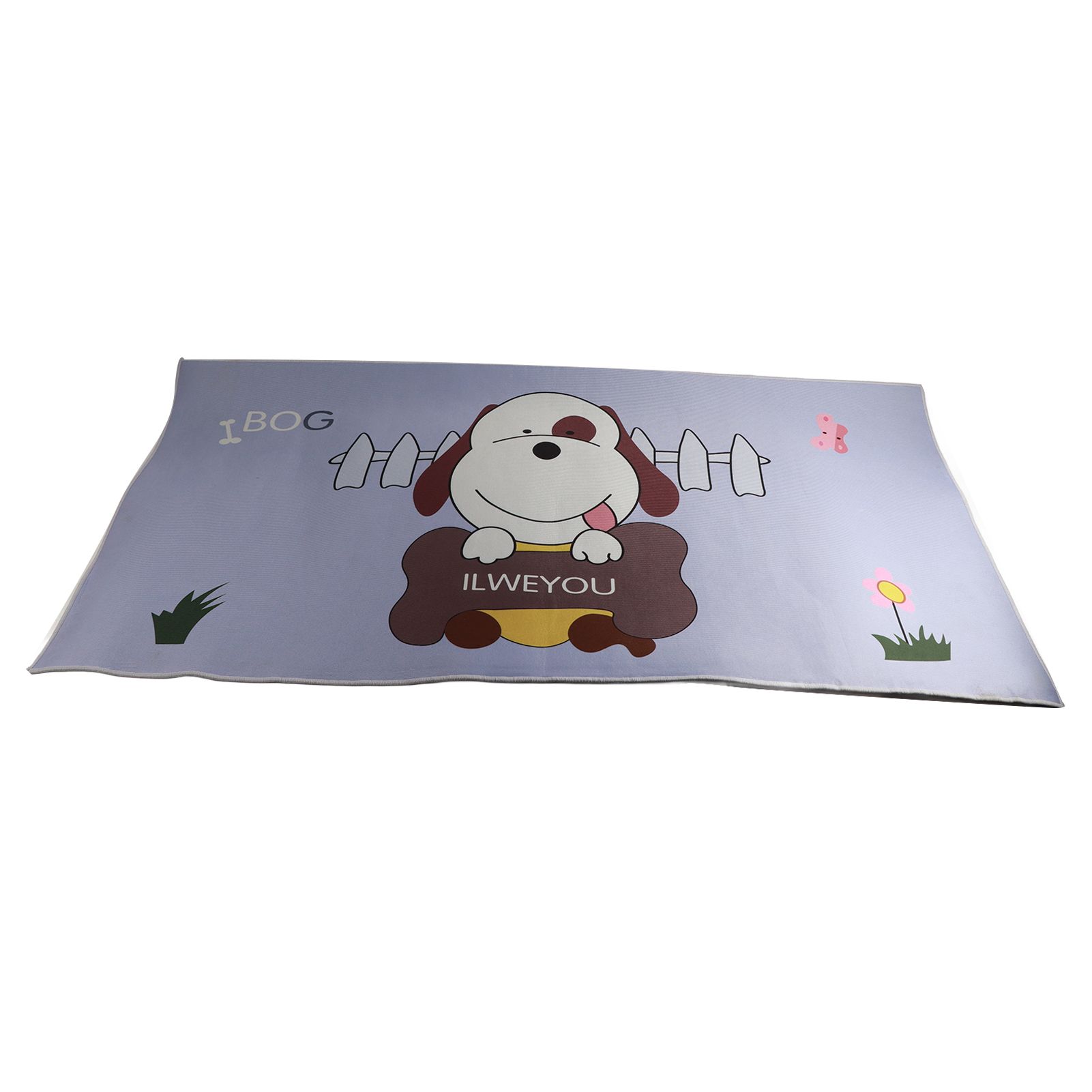 Bedroom Carpet Living Room Floor Cartoon Pattern Soft Comfortable Fur Household Supplies Little Beagle - Image 1
