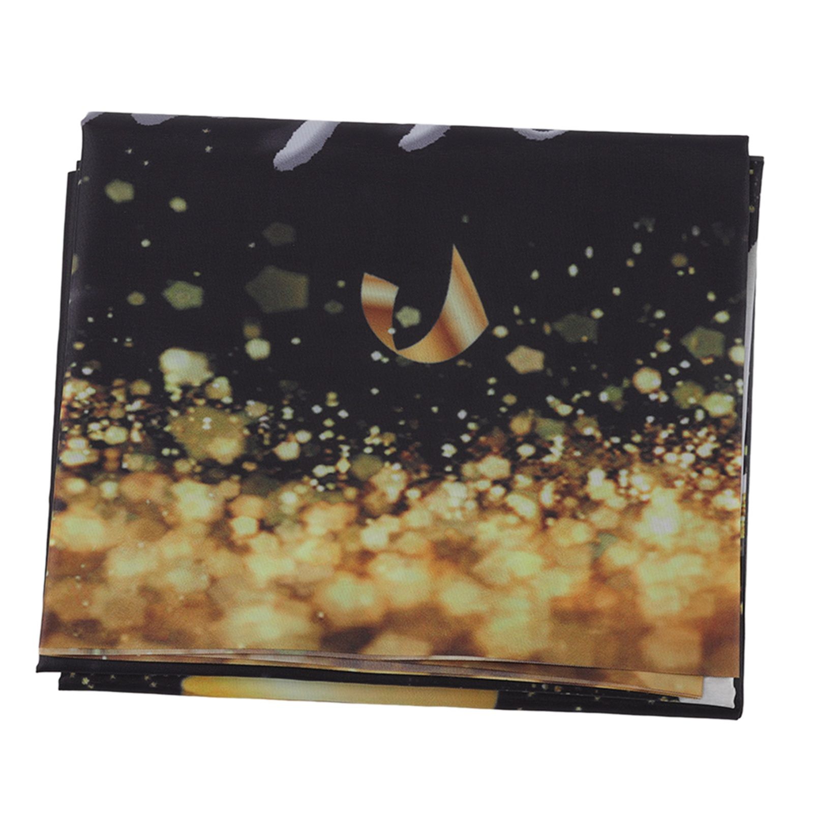 Happy 18th Birthday Backdrop Black Gold 180x99cm Reusable Happy Birthday Decorations with 4 Grommets - Image 7