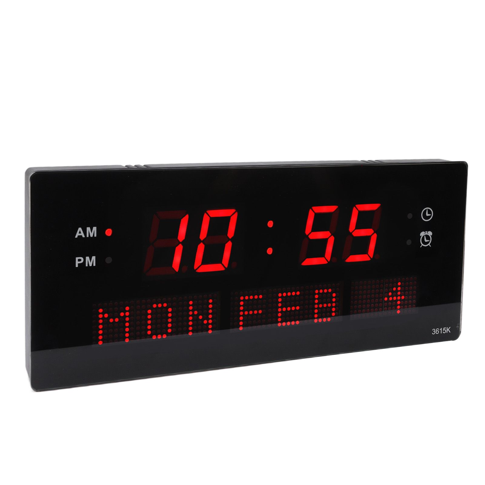 LED Wall Clock Decorative Black Frame Elegant Style Hanging Holes Digital Display Electric Desk Clock 100 to 240V AU Plug - Image 5