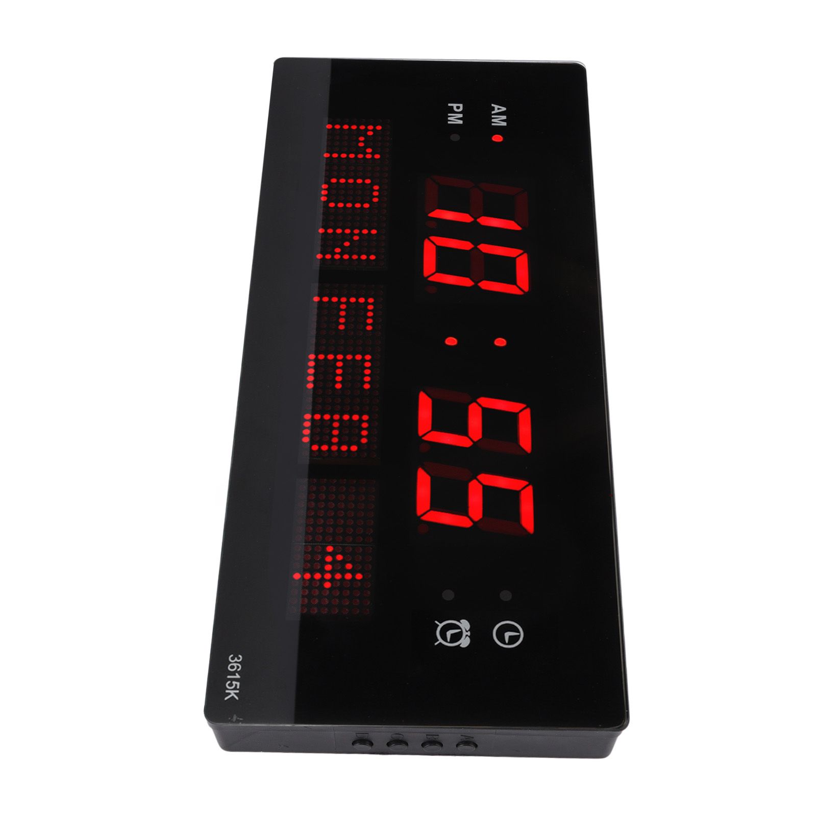 LED Wall Clock Decorative Black Frame Elegant Style Hanging Holes Digital Display Electric Desk Clock 100 to 240V AU Plug - Image 6