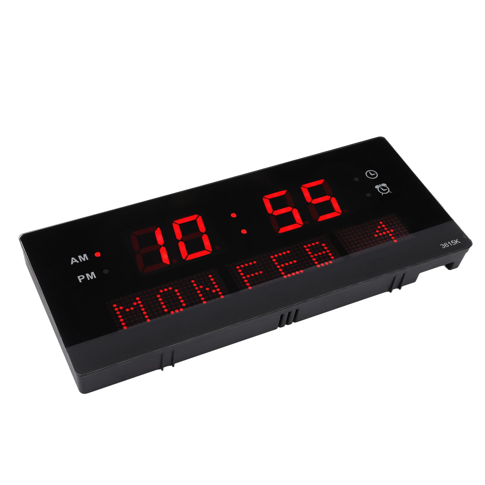 LED Wall Clock Decorative Black Frame Elegant Style Hanging Holes Digital Display Electric Desk Clock 100 to 240V AU Plug - Image 7