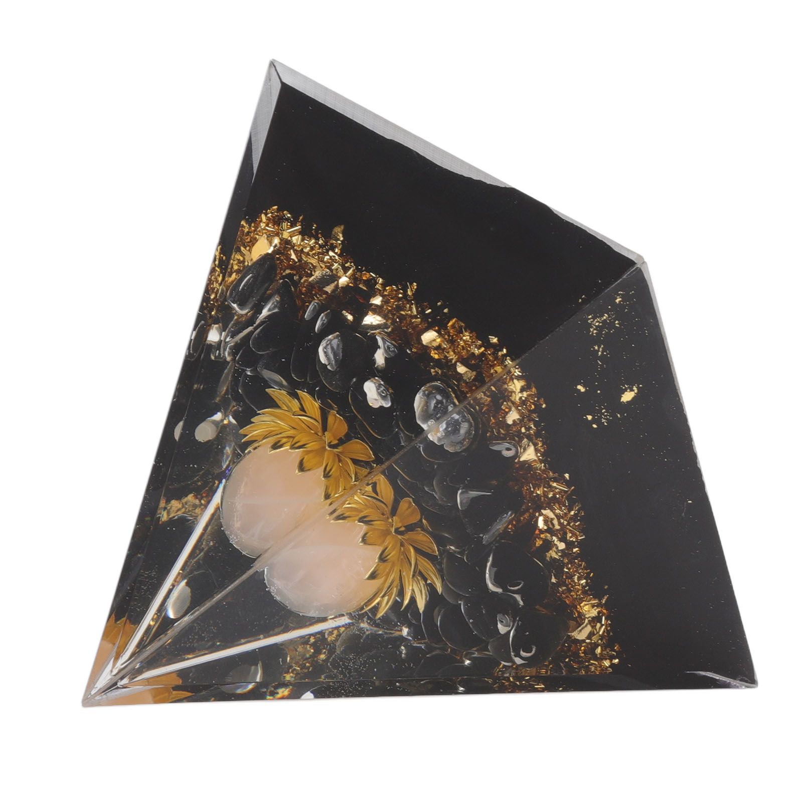 Orgone Pyramid Crystal Chakra Pyramid Promotes Psychological Growth for Living Room Bedroom Office - Image 8