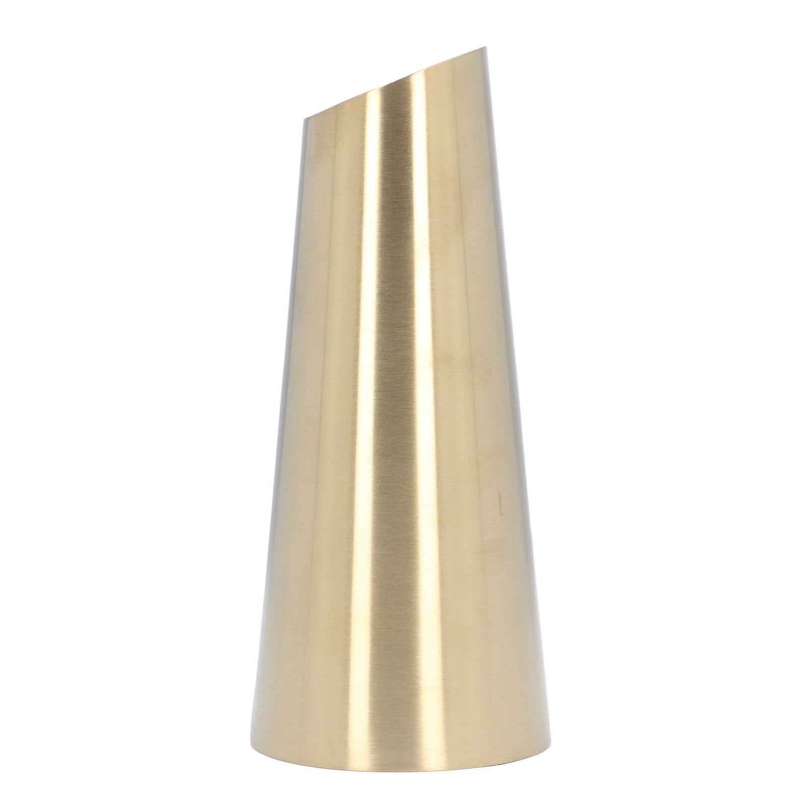 Gold Vase 304 Stainless Steel Conic Shape Narrow Mouth Simple Modern Style Desk Vase for Home Office Dormitory - Image 4