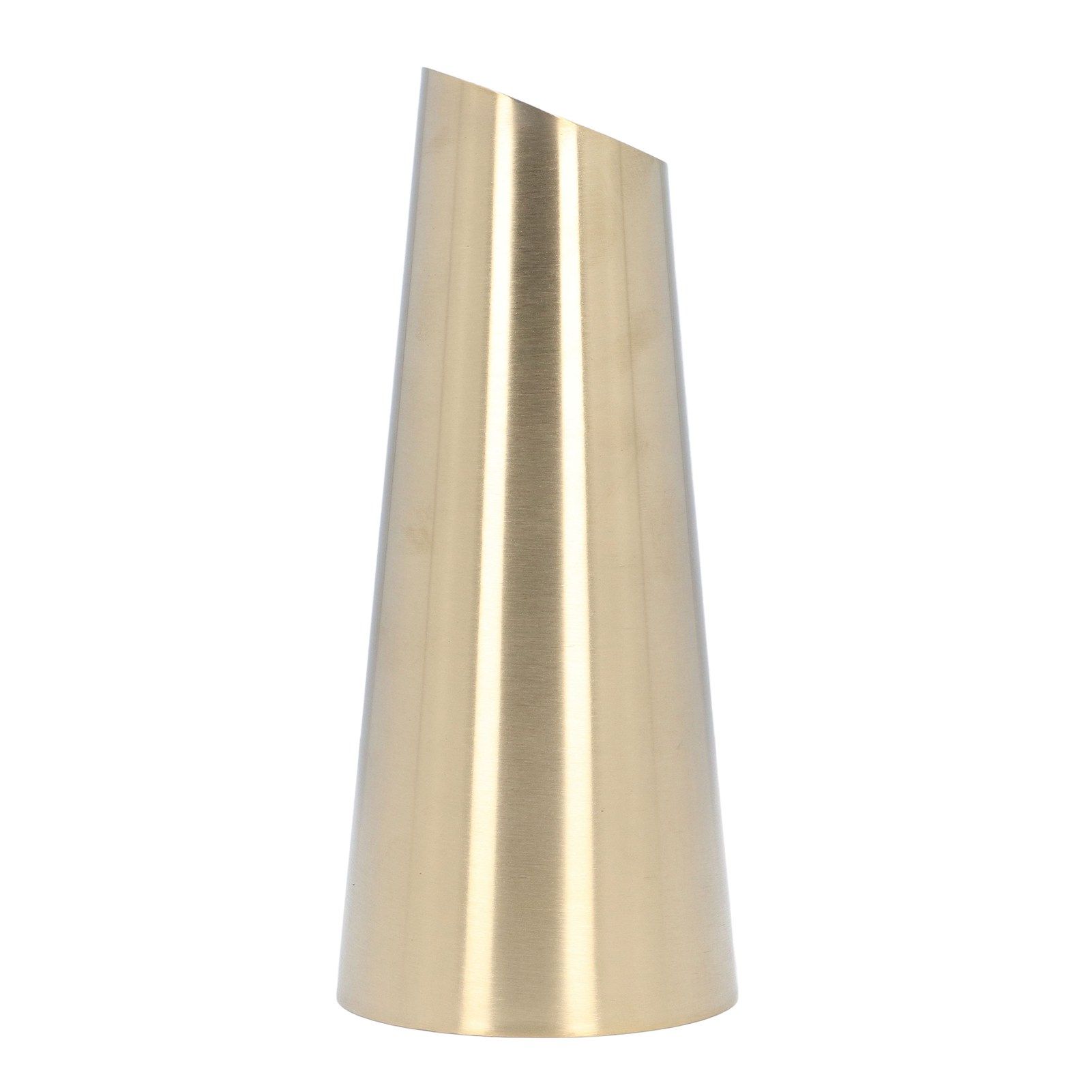 Gold Vase 304 Stainless Steel Conic Shape Narrow Mouth Simple Modern Style Desk Vase for Home Office Dormitory - Image 5