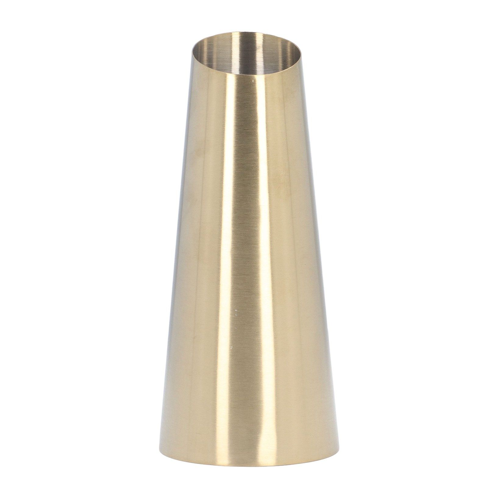 Gold Vase 304 Stainless Steel Conic Shape Narrow Mouth Simple Modern Style Desk Vase for Home Office Dormitory - Image 6
