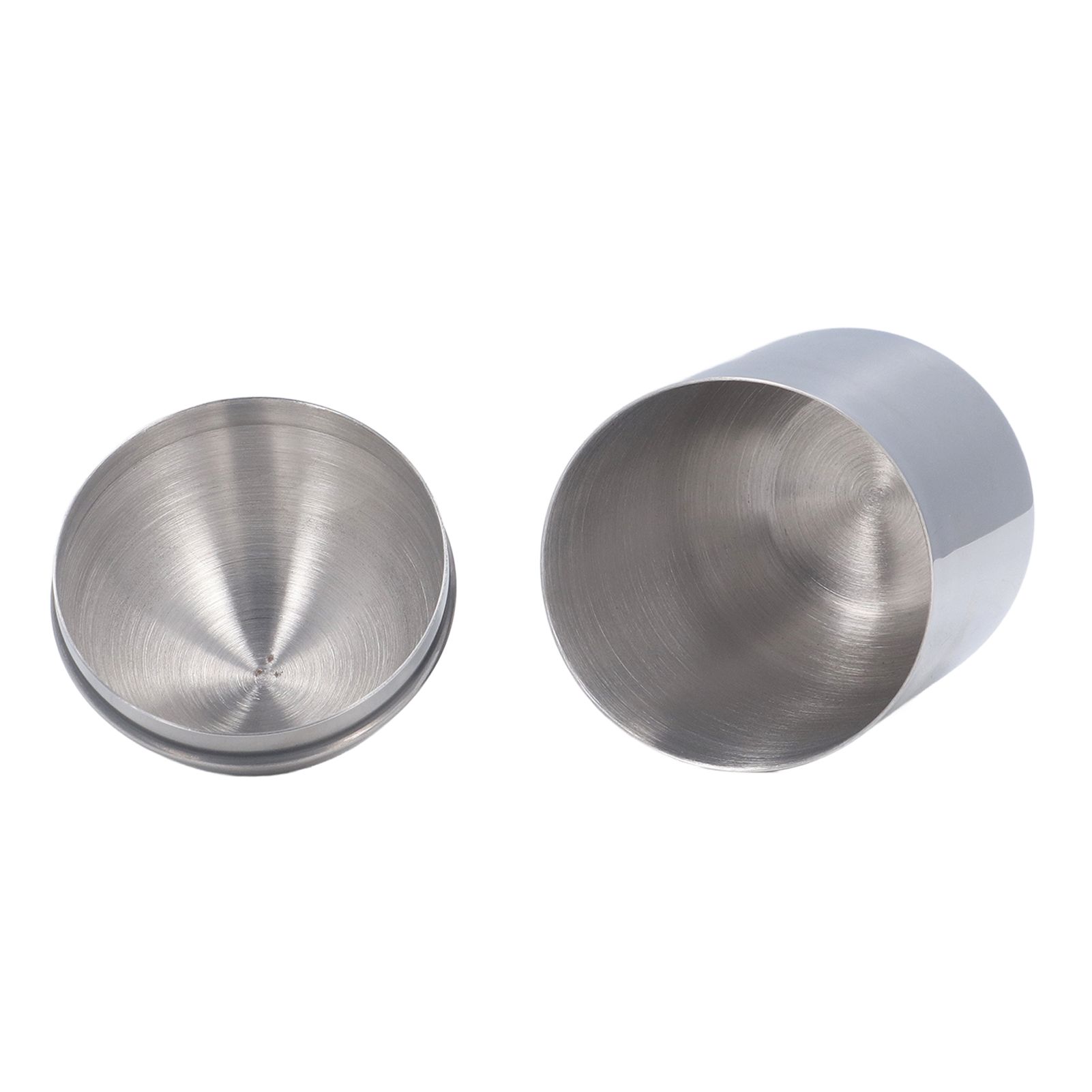Cotton Swab Holders 304 Stainless Steel Light Luxury Dustproof Cotton Swab Canisters with Lid for Home Bathroom - Image 2