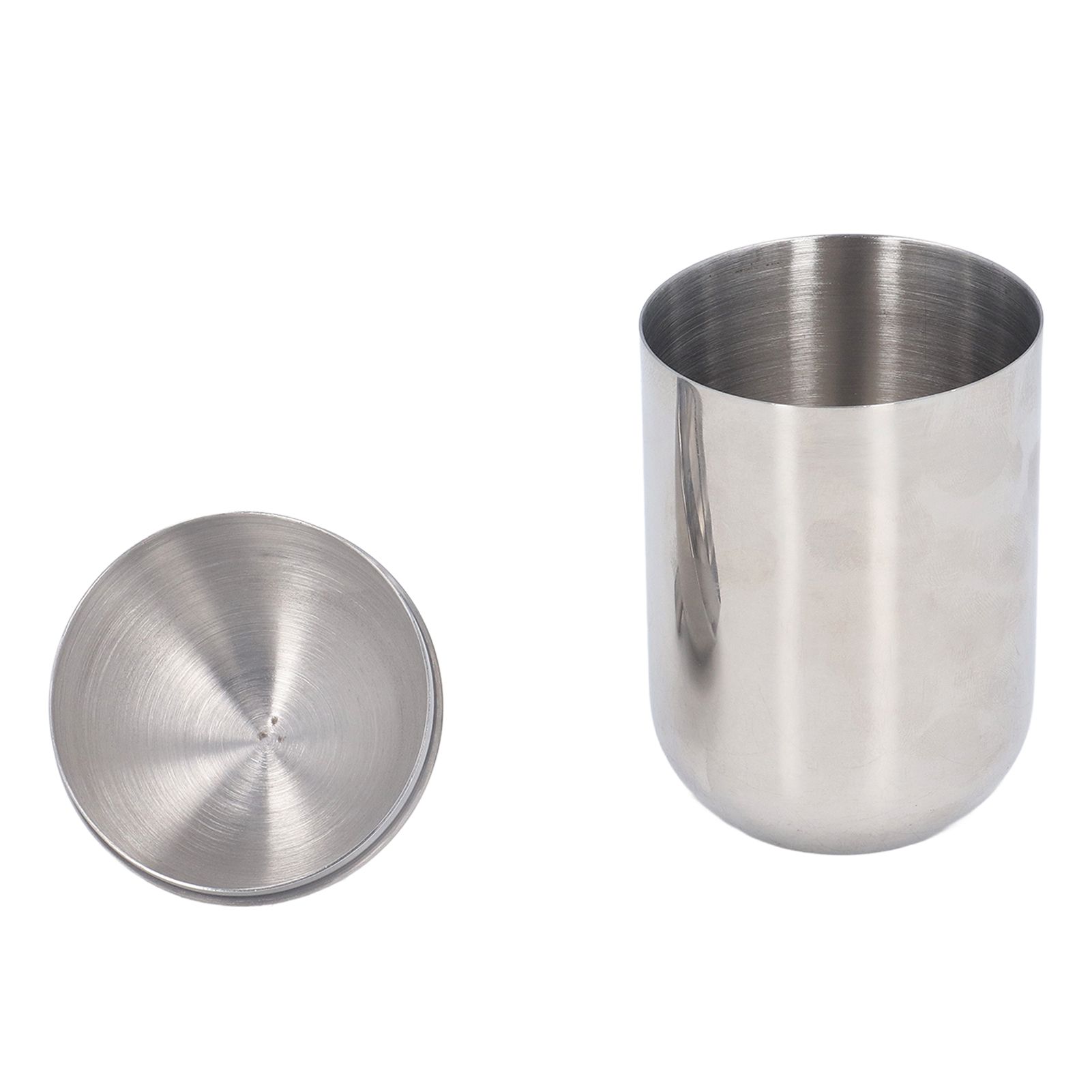 Cotton Swab Holders 304 Stainless Steel Light Luxury Dustproof Cotton Swab Canisters with Lid for Home Bathroom - Image 3