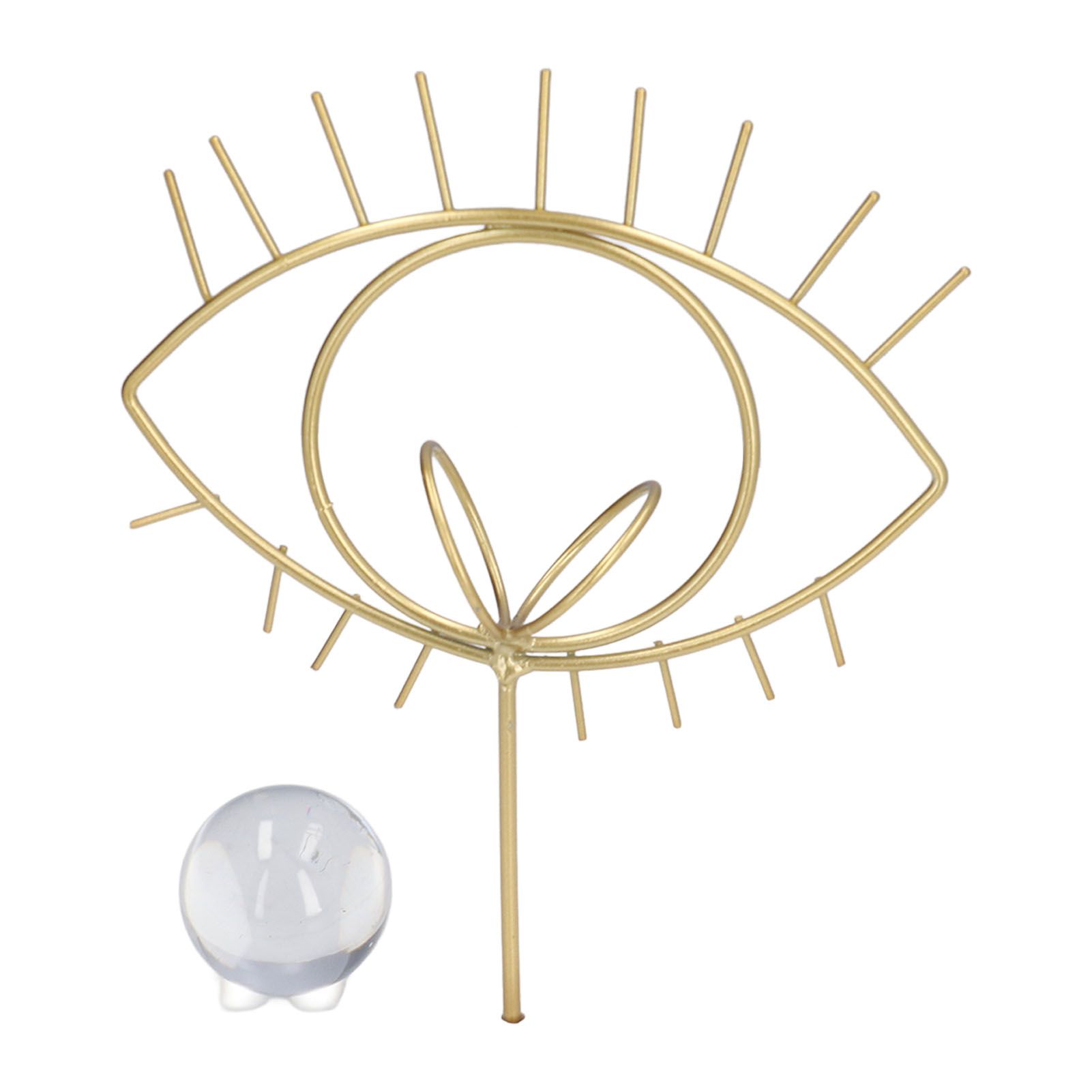 Nordic Wisdom Eye Crystal Ball Decoration Iron Crafts Office Desktop Decoration Home Living Room Cabinet Metal Ornament - Image 8