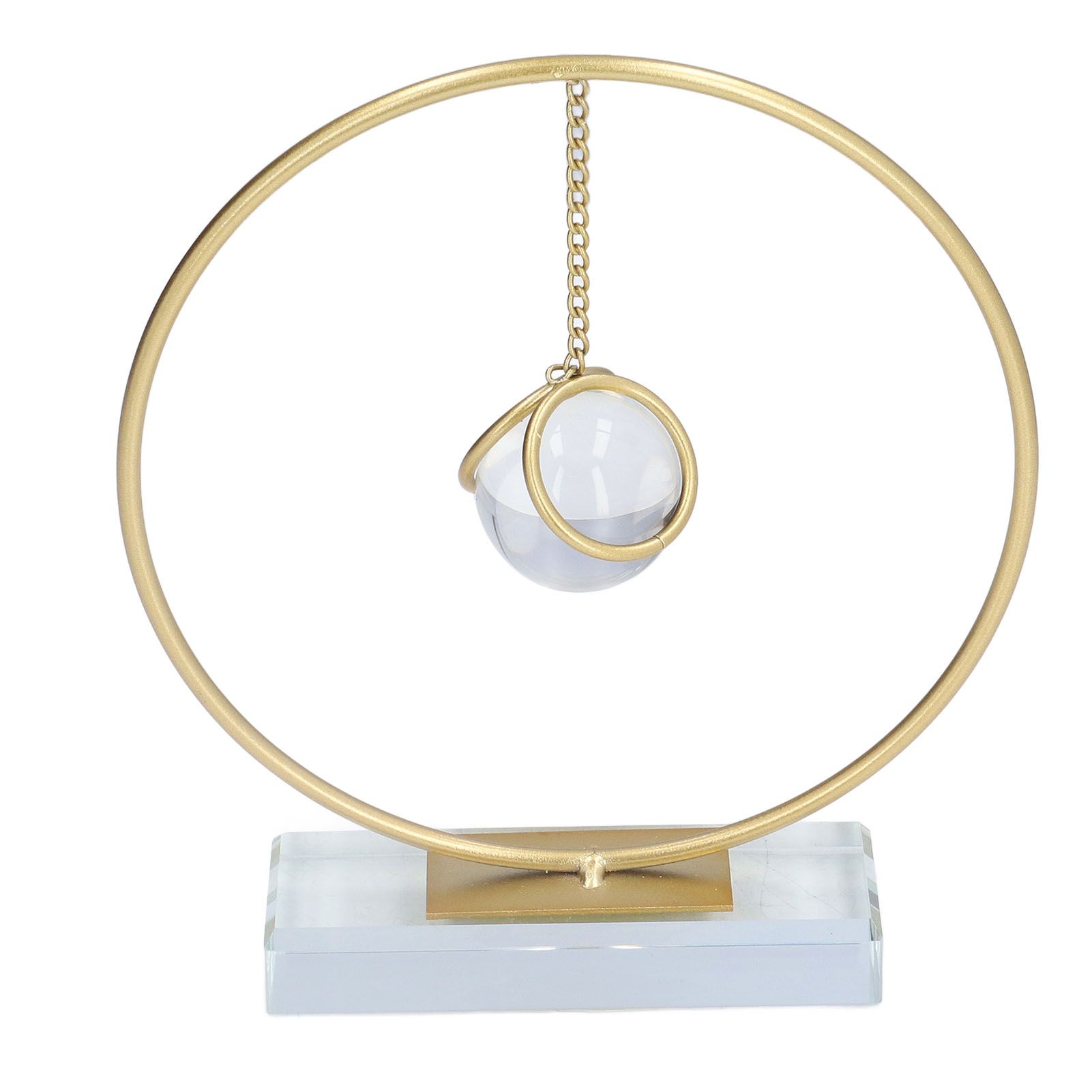 Crystal Ball Ornament Modern Simple Abstract Style Add Vitality Safe Durable Widely Used Fortune Teller Crystal Ball - Image 2
