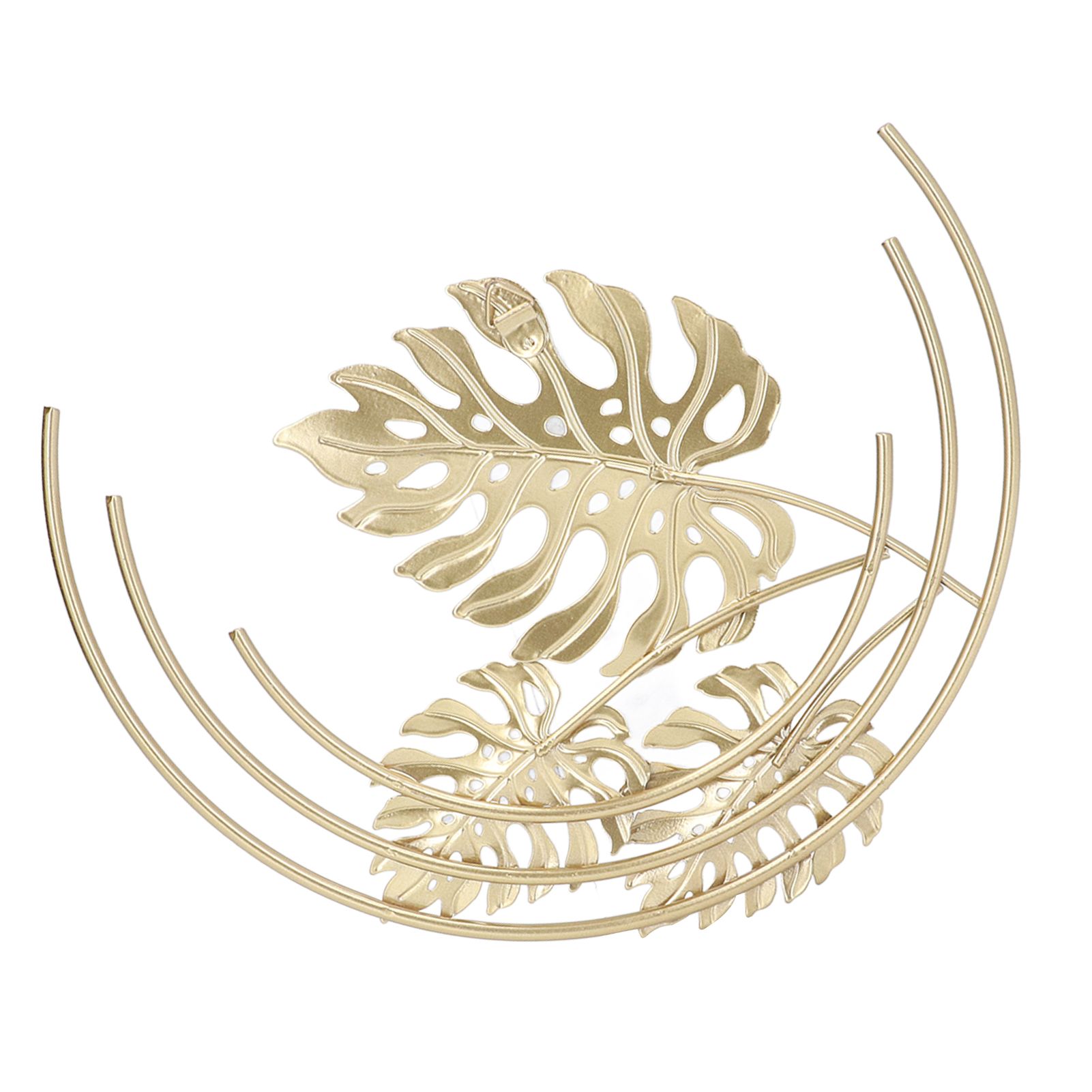Iron Wall Sculptures Gold Metal Leaf Wall Decor for Living Room Bedroom Office Home A - Image 3