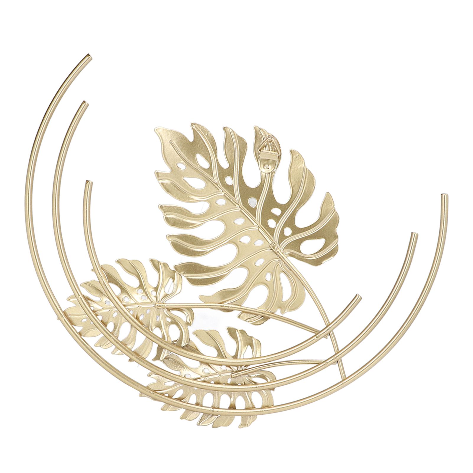 Iron Wall Sculptures Gold Metal Leaf Wall Decor for Living Room Bedroom Office Home A - Image 4