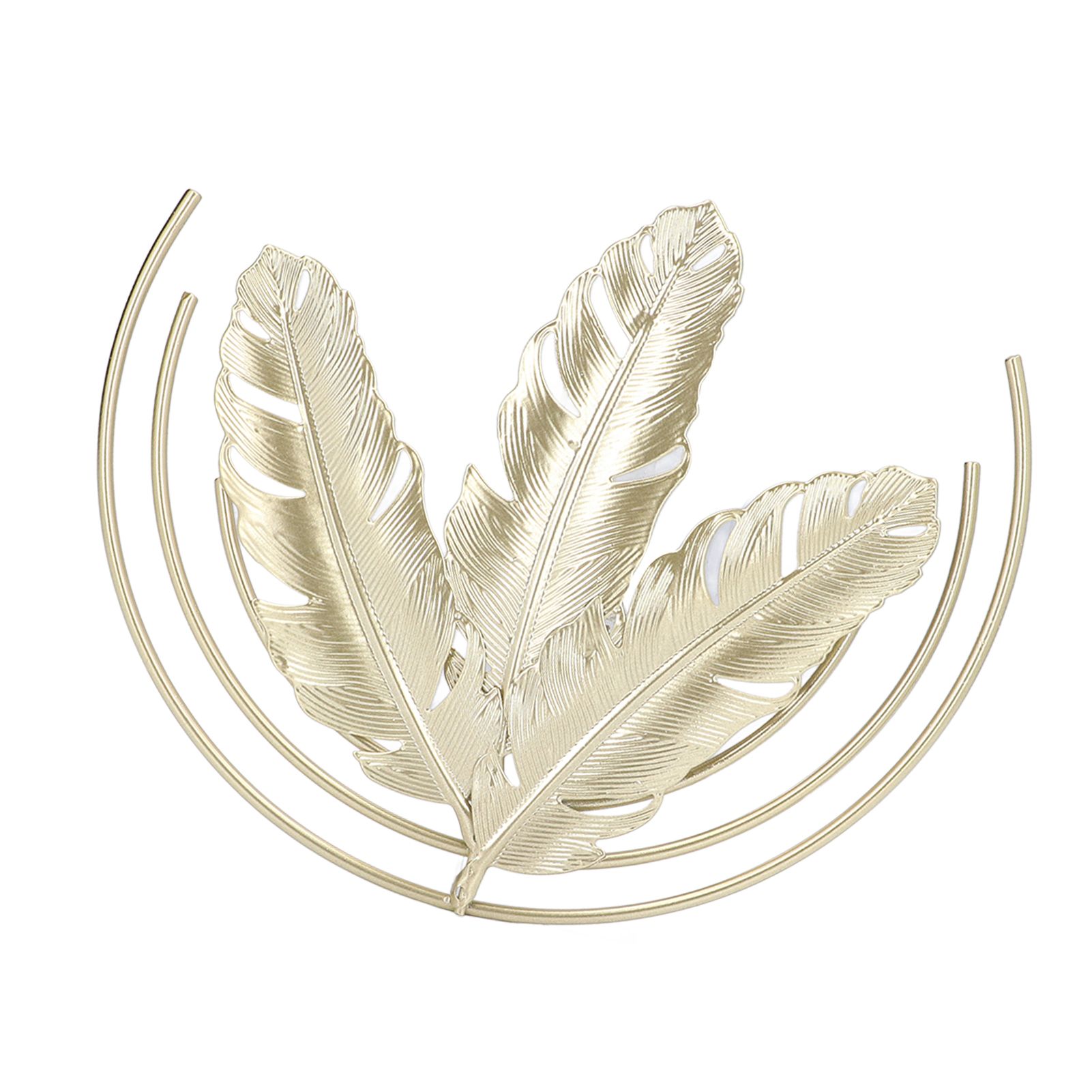 Iron Wall Sculptures Gold Metal Leaf Wall Decor for Living Room Bedroom Office Home B - Image 6