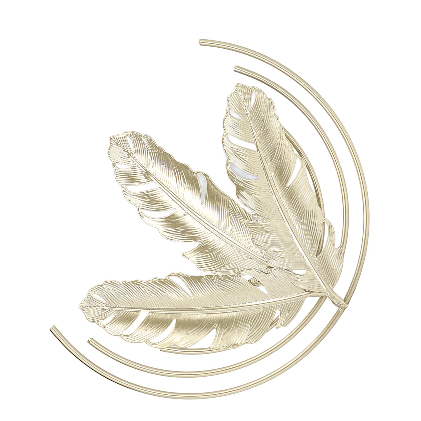 Iron Wall Sculptures Gold Metal Leaf Wall Decor for Living Room Bedroom Office Home B - Image 8