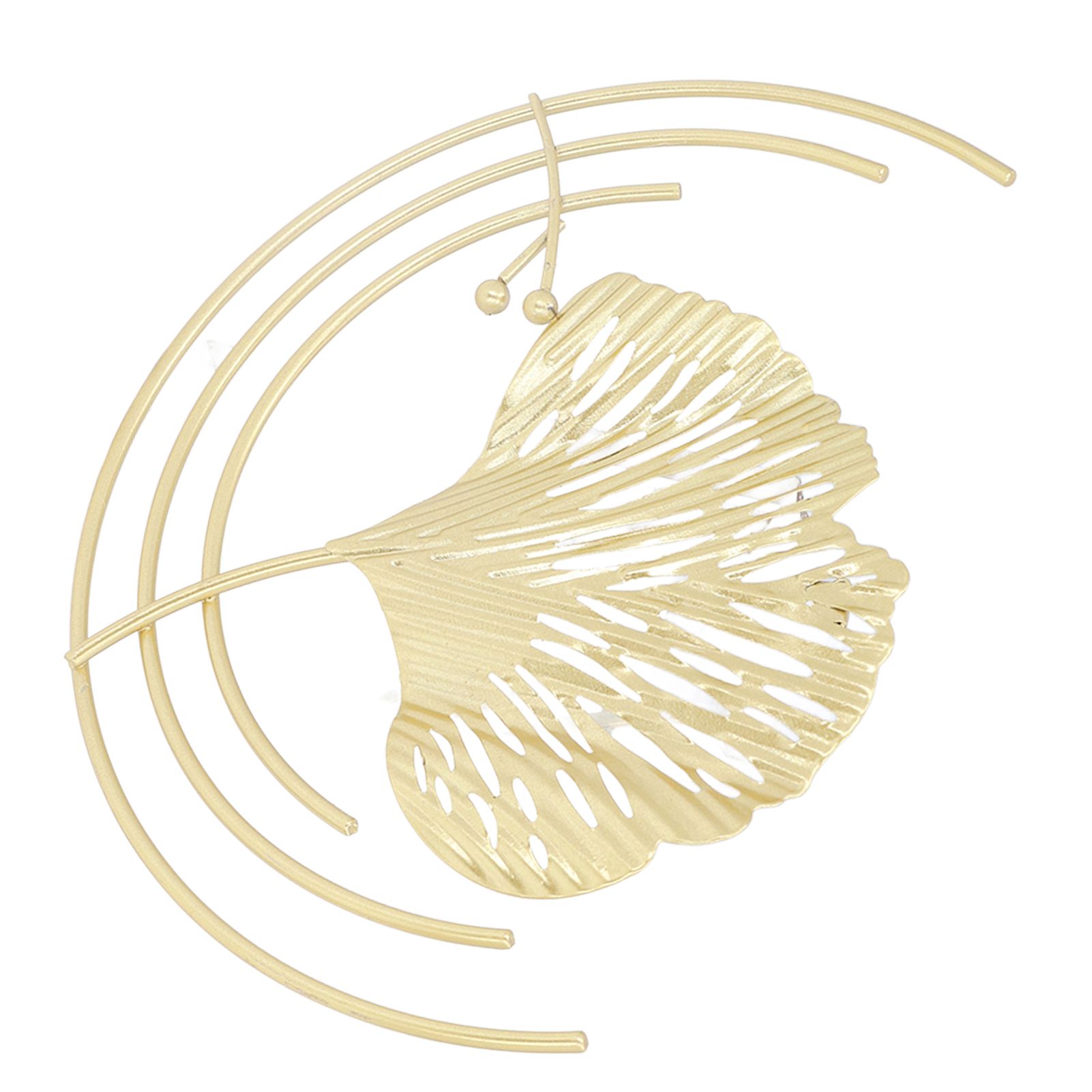 Iron Wall Sculptures Gold Metal Leaf Wall Decor for Living Room Bedroom Office Home C - Image 3