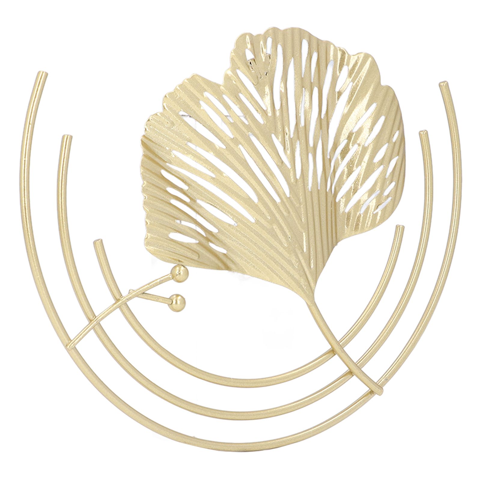 Iron Wall Sculptures Gold Metal Leaf Wall Decor for Living Room Bedroom Office Home C - Image 4