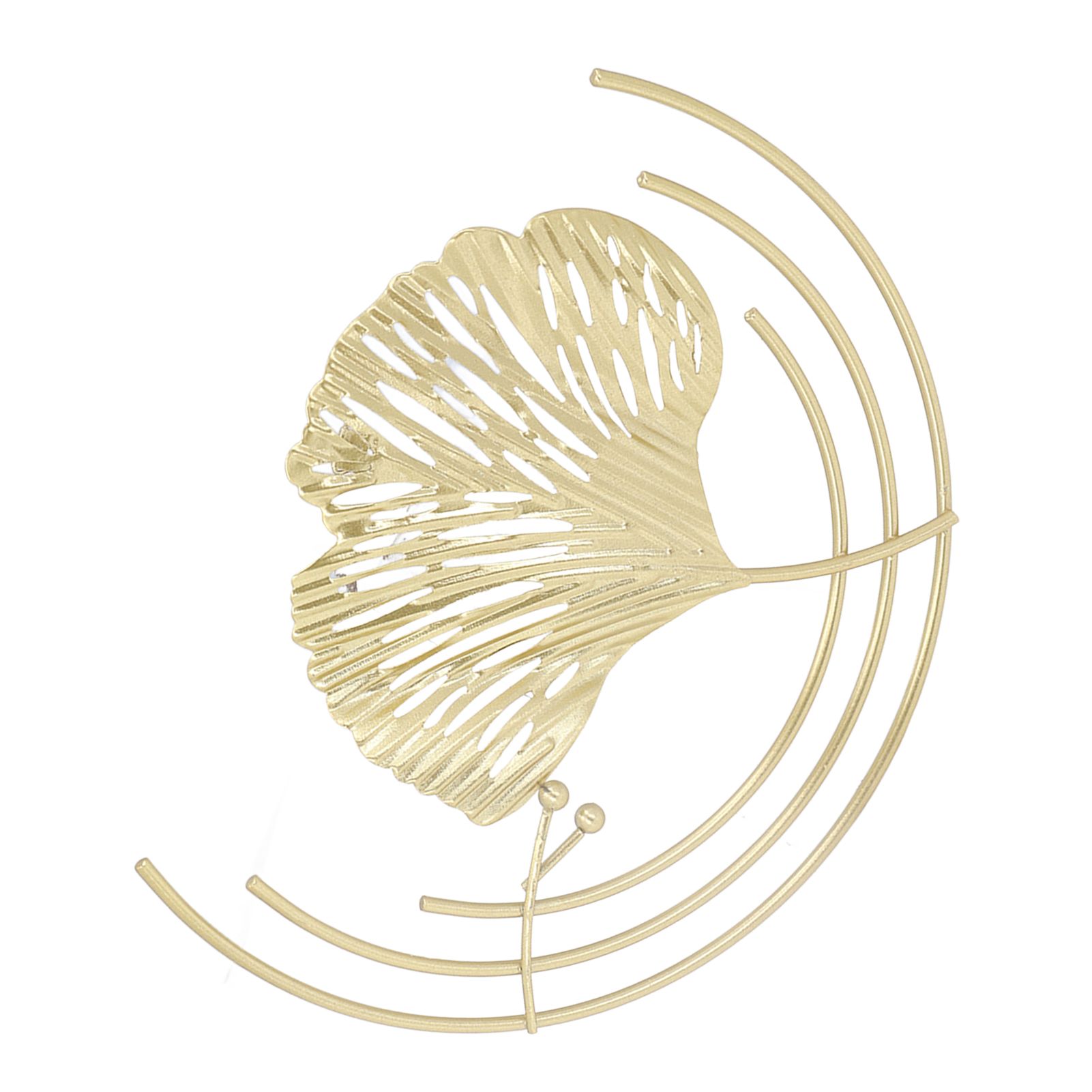 Iron Wall Sculptures Gold Metal Leaf Wall Decor for Living Room Bedroom Office Home C - Image 6