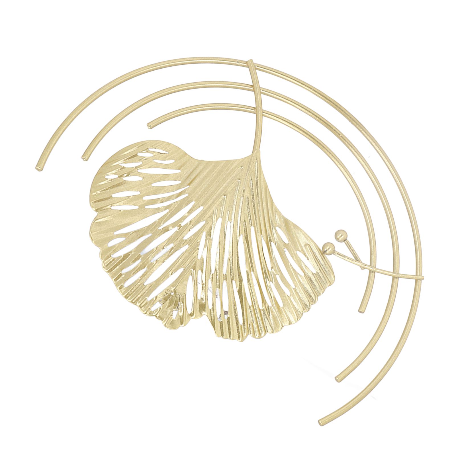 Iron Wall Sculptures Gold Metal Leaf Wall Decor for Living Room Bedroom Office Home C - Image 7