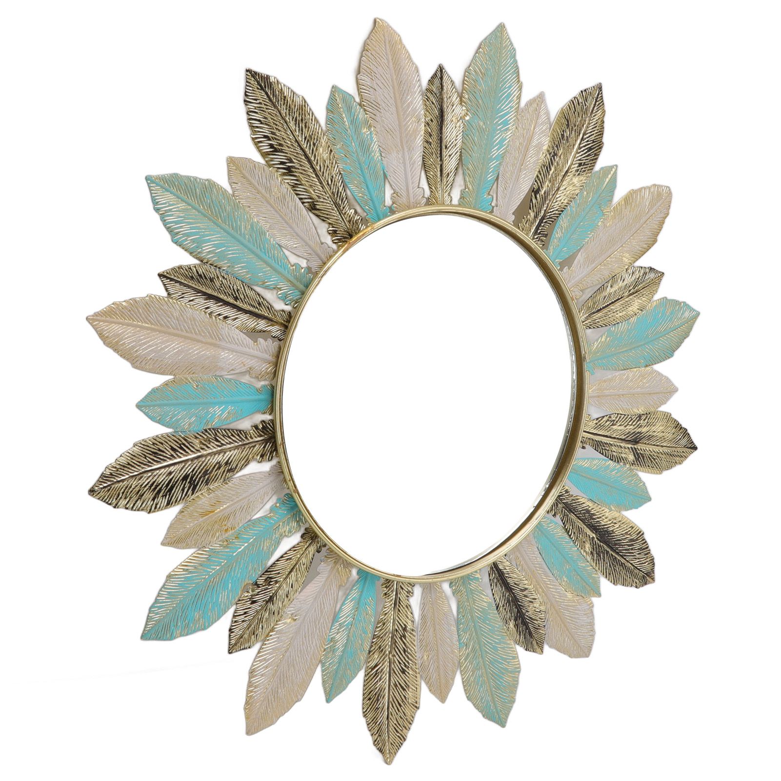 Metal Wall Decor Modern Minimalist Hanging Feather Wall Art Sculpture for Bedroom Living Room Study Office - Image 2
