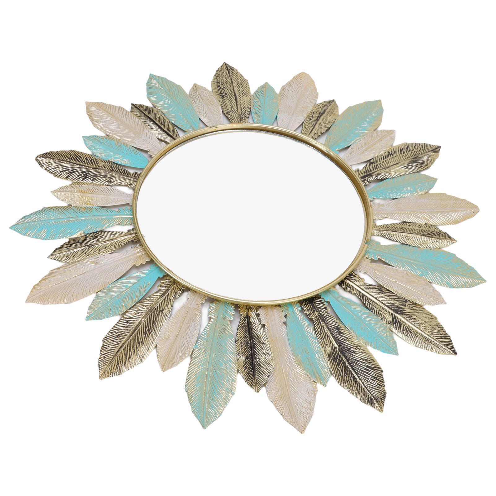 Metal Wall Decor Modern Minimalist Hanging Feather Wall Art Sculpture for Bedroom Living Room Study Office - Image 3