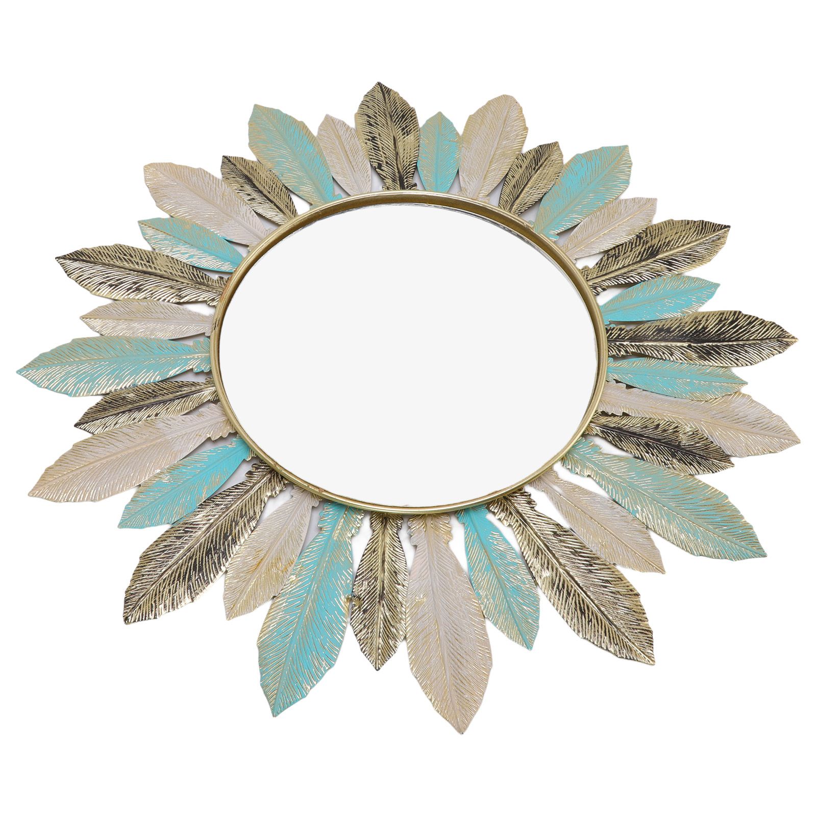 Metal Wall Decor Modern Minimalist Hanging Feather Wall Art Sculpture for Bedroom Living Room Study Office - Image 4