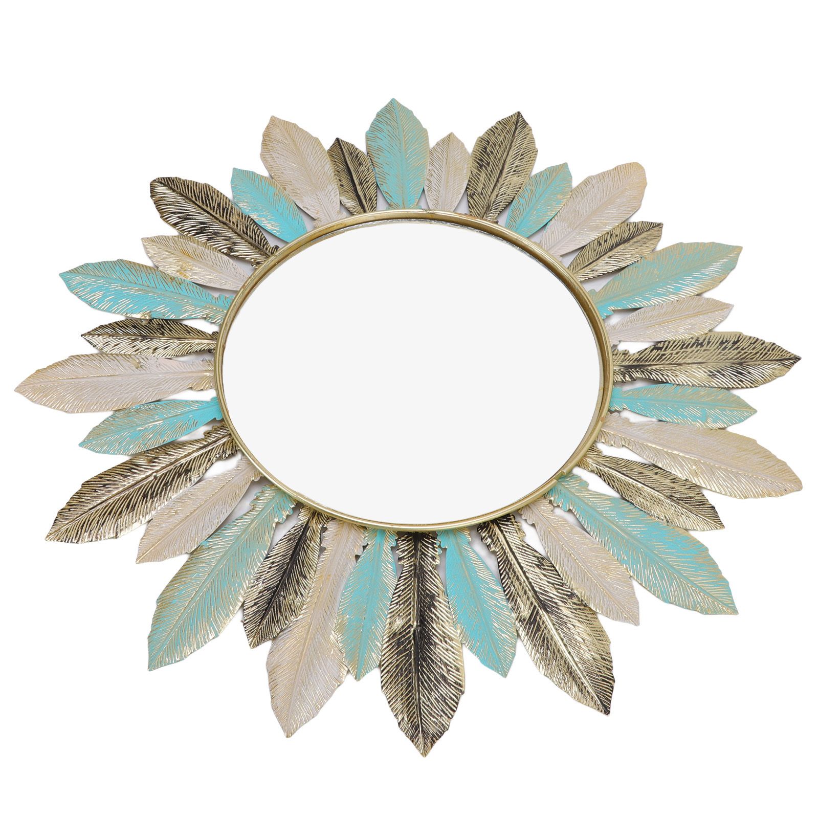Metal Wall Decor Modern Minimalist Hanging Feather Wall Art Sculpture for Bedroom Living Room Study Office - Image 5