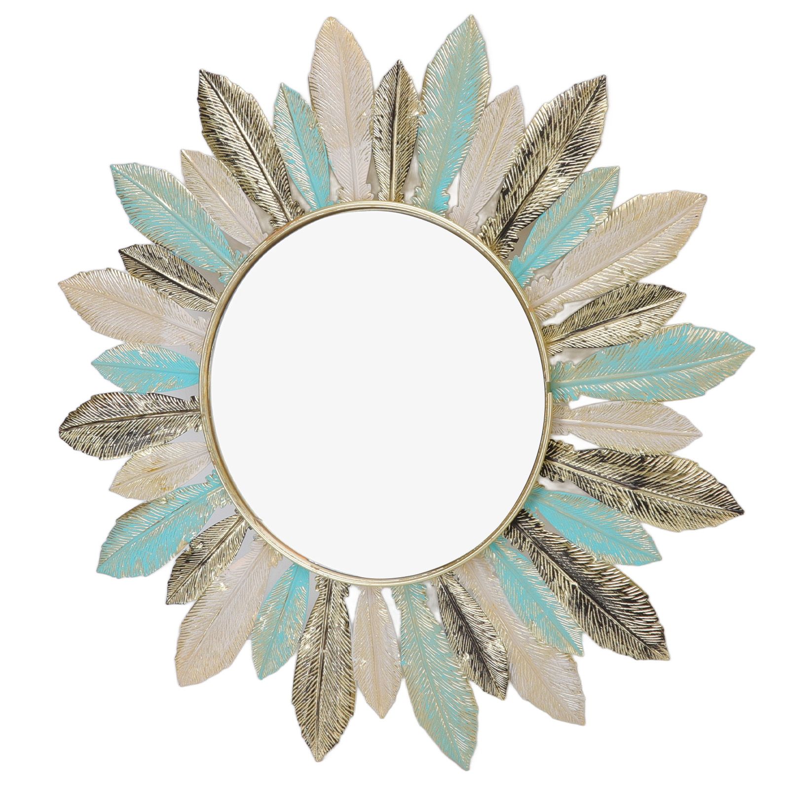 Metal Wall Decor Modern Minimalist Hanging Feather Wall Art Sculpture for Bedroom Living Room Study Office - Image 7