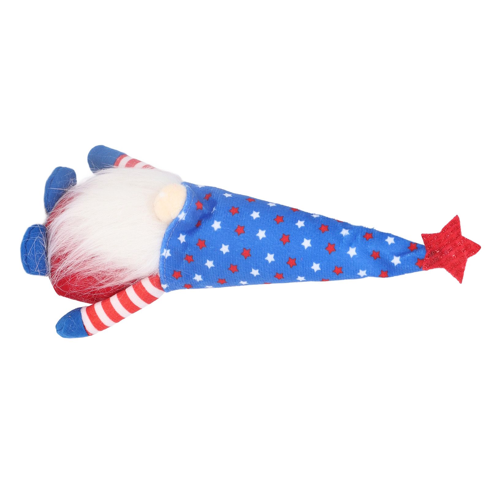 Independence Day Gnome Cute Handcrafted Beautiful Meaning Gnome Plush Decoration for Office Living Room Blue Star - Image 6