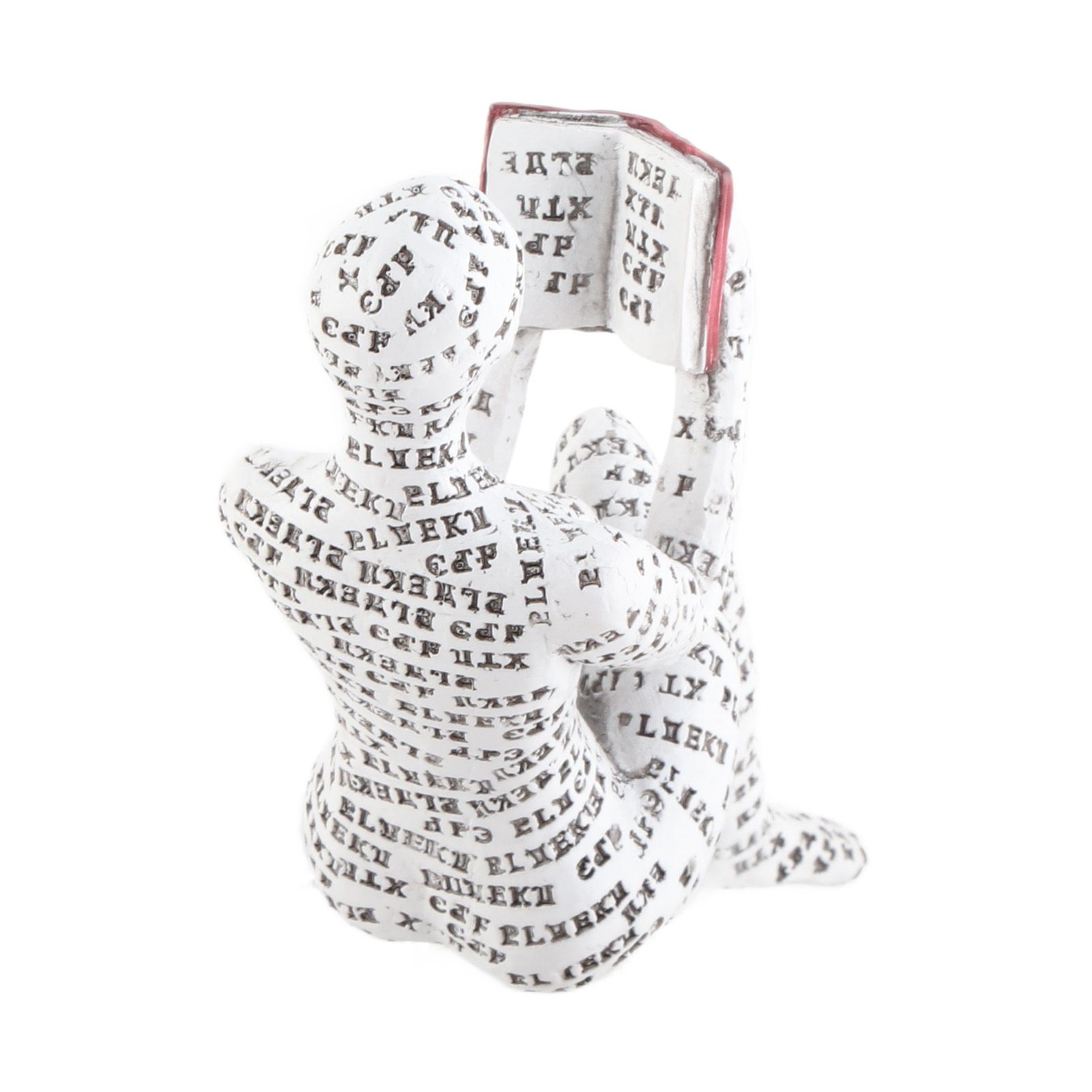 Resin Reading Woman Figurine Innovative Lady Reading Pulp Molding Bookshelf Ornaments for Home Decoration D - Image 7