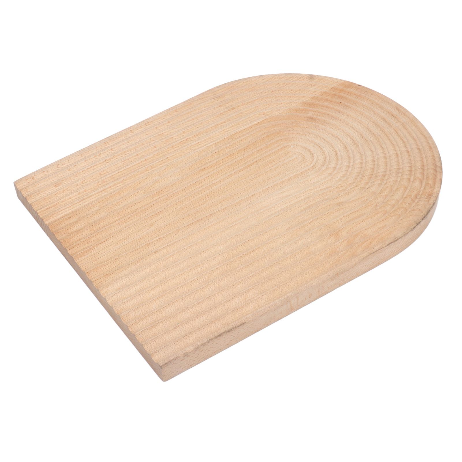 Wooden Bread Tray Natural Safe Multifunction Bread Dessert Tray for Home KitchenOval - Image 4