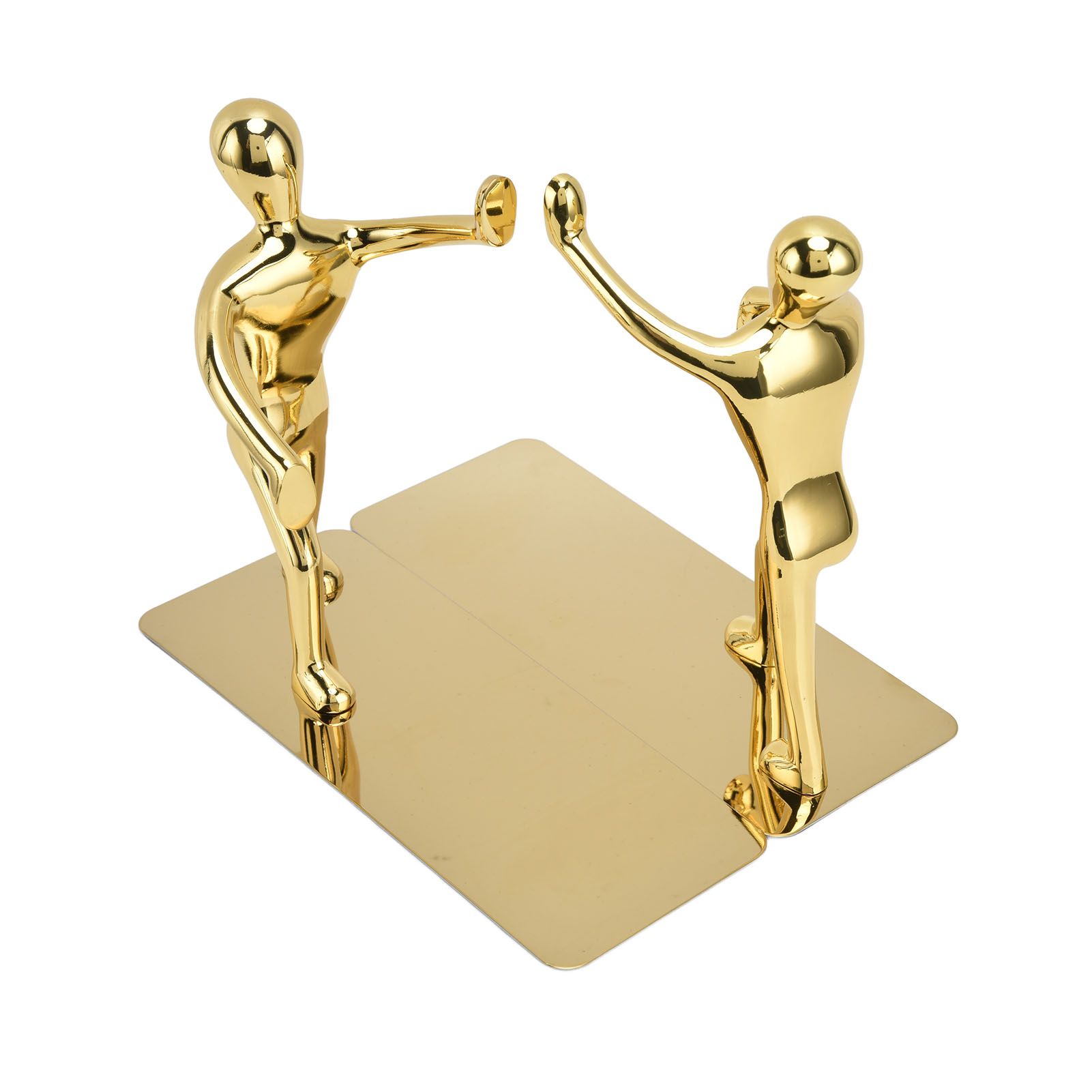 Stainless Steel Man Bookends Prevent Slipping Kung Fu Man Bookends for Home Decoration for Home Office - Image 4