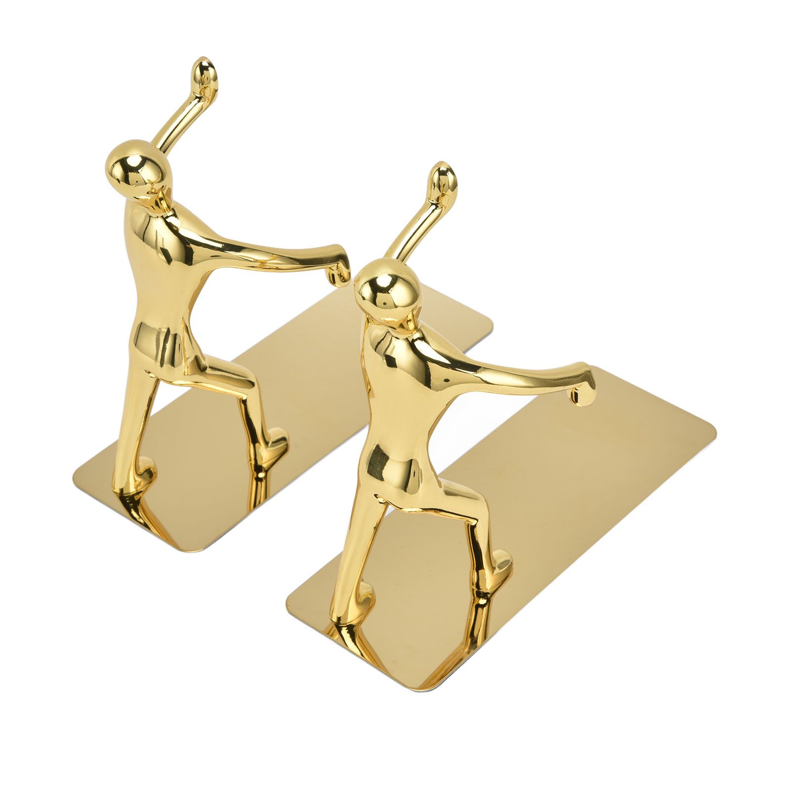 Stainless Steel Man Bookends Prevent Slipping Kung Fu Man Bookends for Home Decoration for Home Office - Image 6
