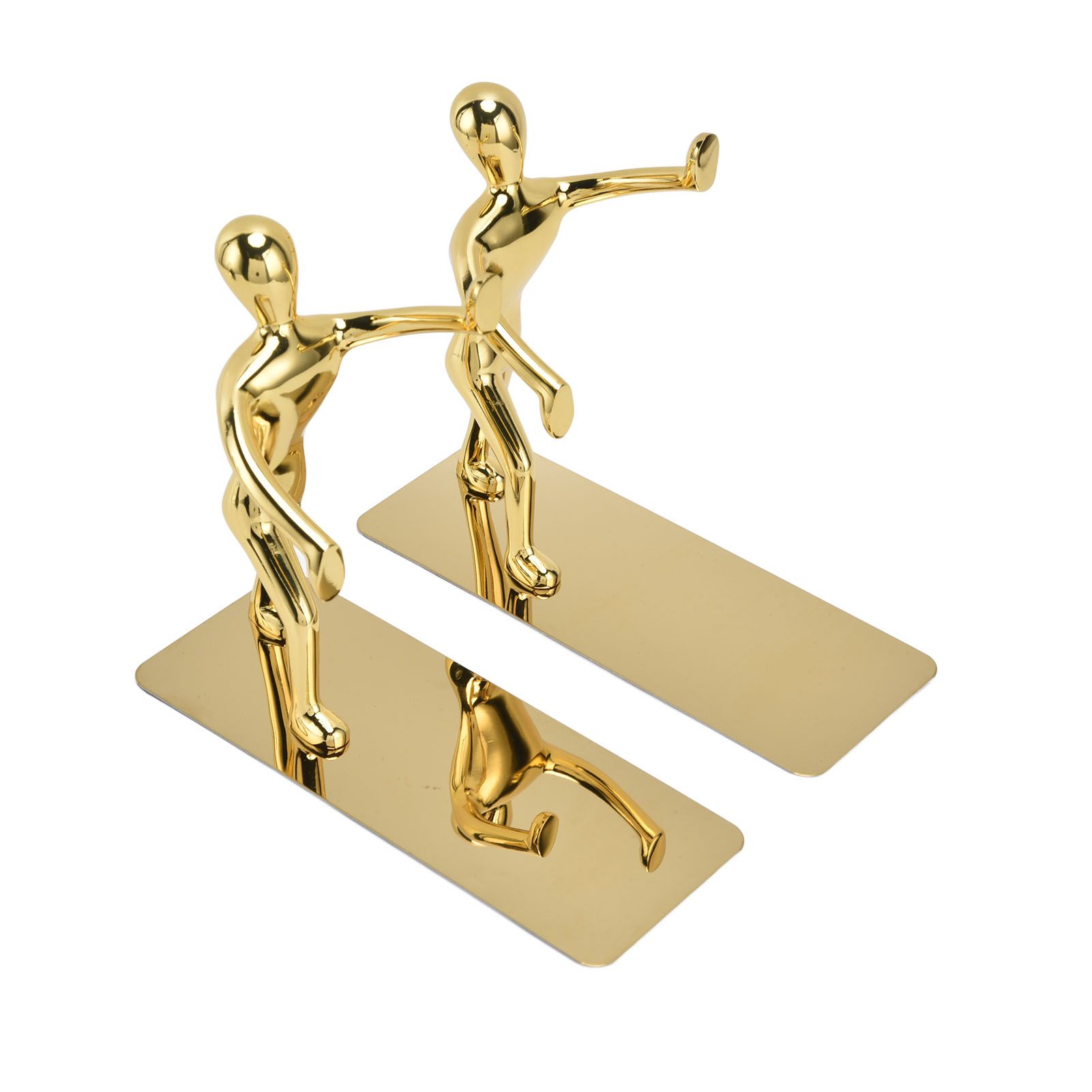 Stainless Steel Man Bookends Prevent Slipping Kung Fu Man Bookends for Home Decoration for Home Office - Image 8