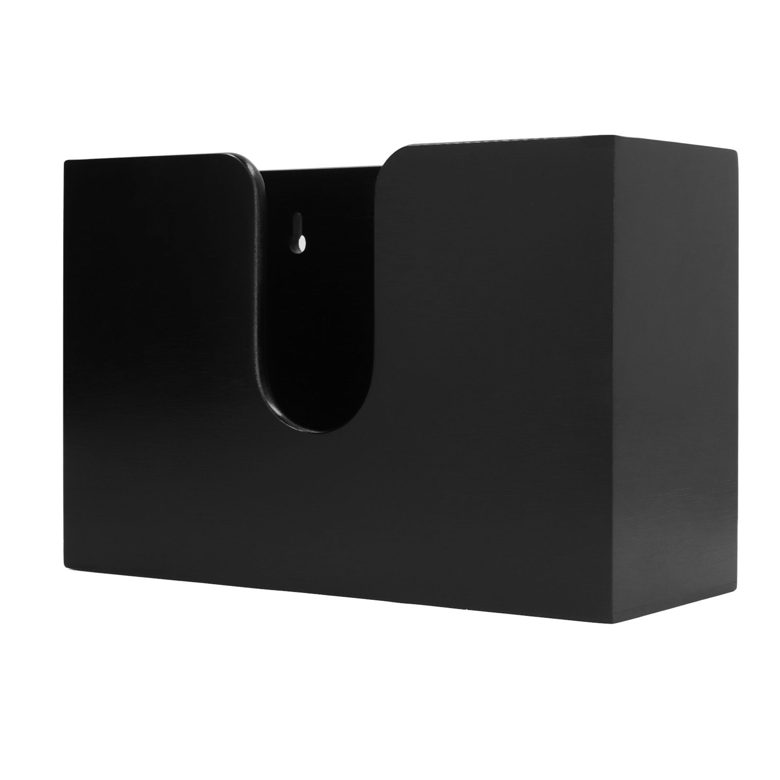 Bamboo Paper Towel Dispenser Countertop Wall Mounted Multifold Napkin Box for Bathroom - Image 2