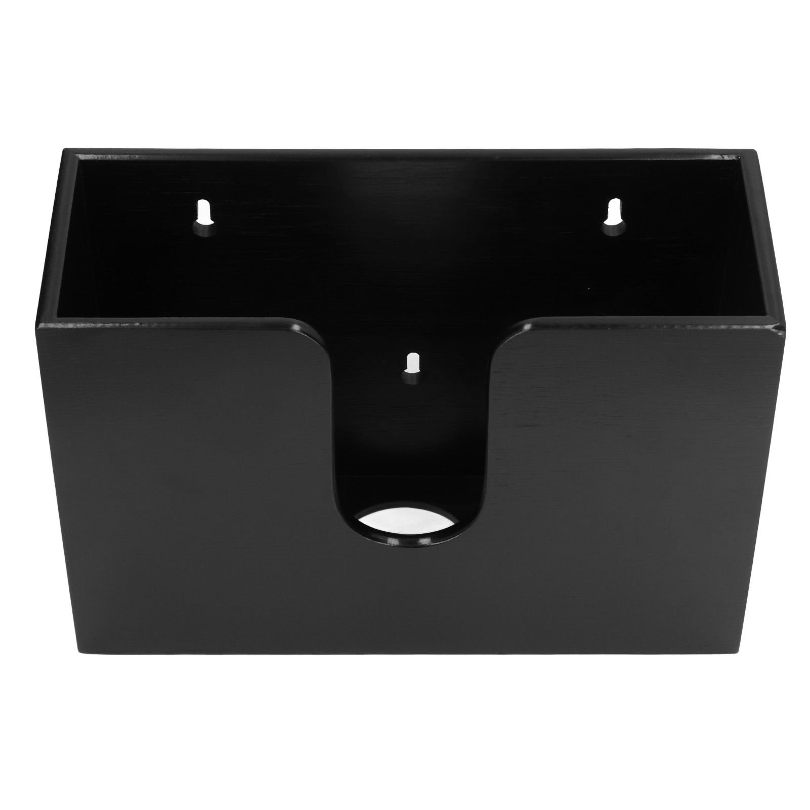 Bamboo Paper Towel Dispenser Countertop Wall Mounted Multifold Napkin Box for Bathroom - Image 3