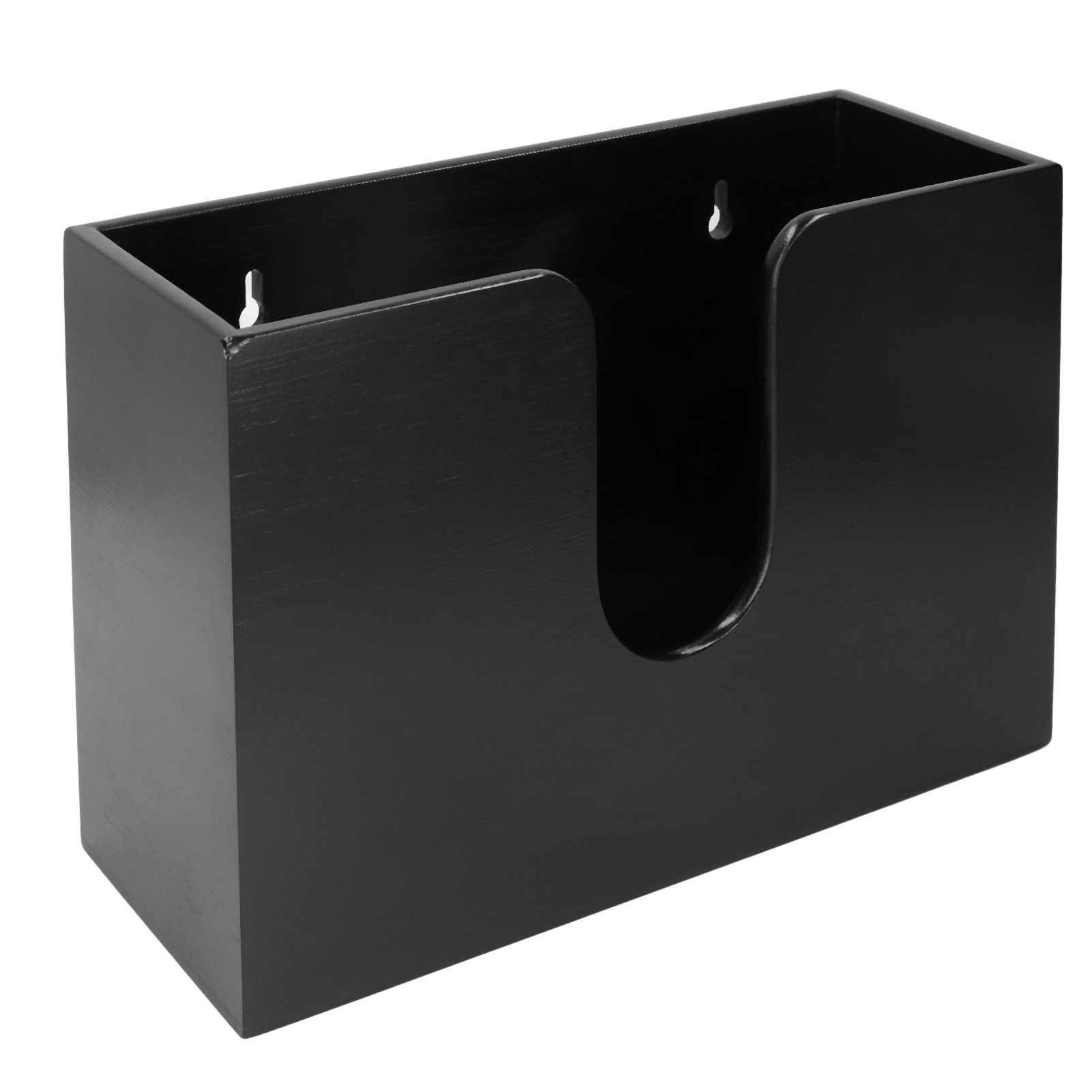 Bamboo Paper Towel Dispenser Countertop Wall Mounted Multifold Napkin Box for Bathroom - Image 5