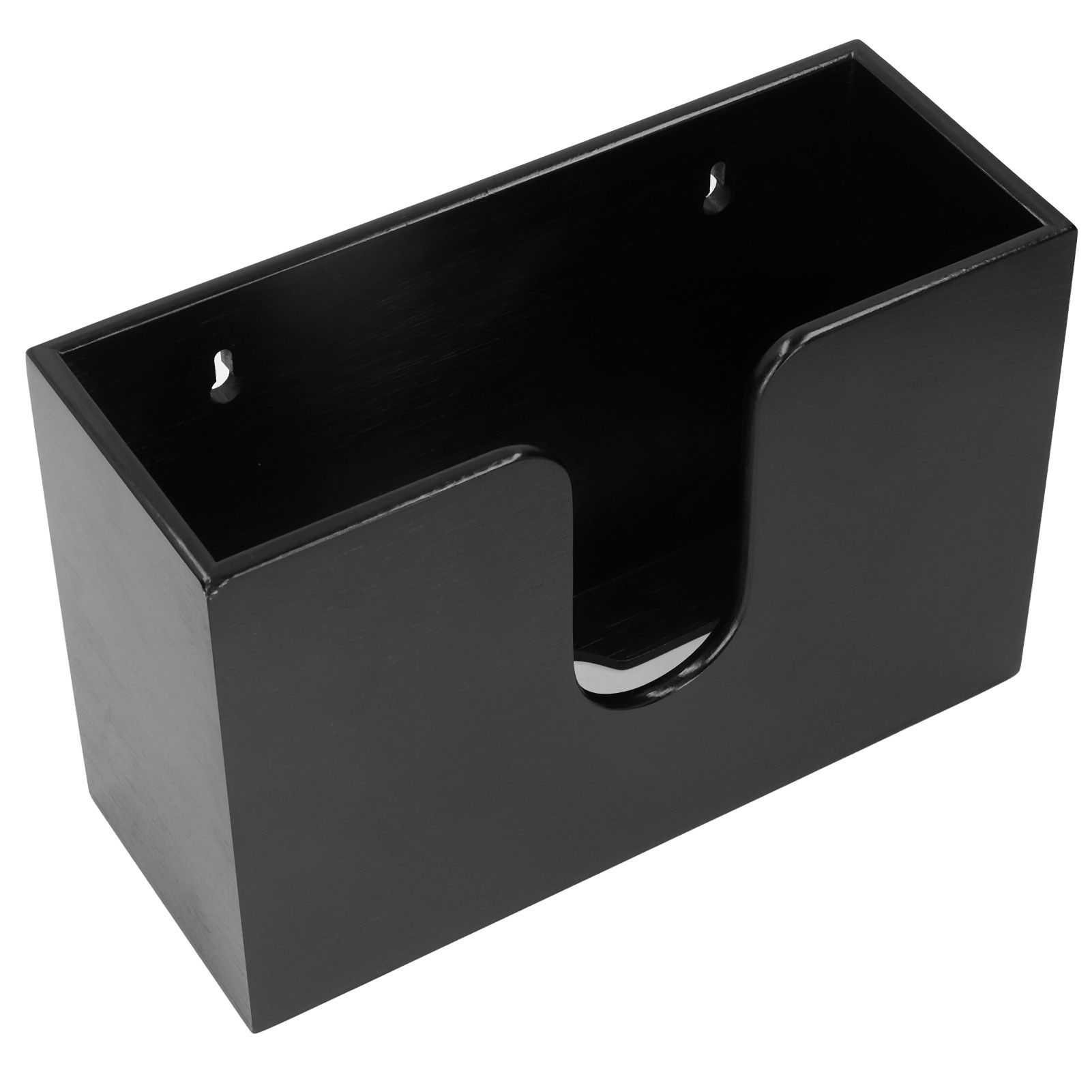 Bamboo Paper Towel Dispenser Countertop Wall Mounted Multifold Napkin Box for Bathroom - Image 7