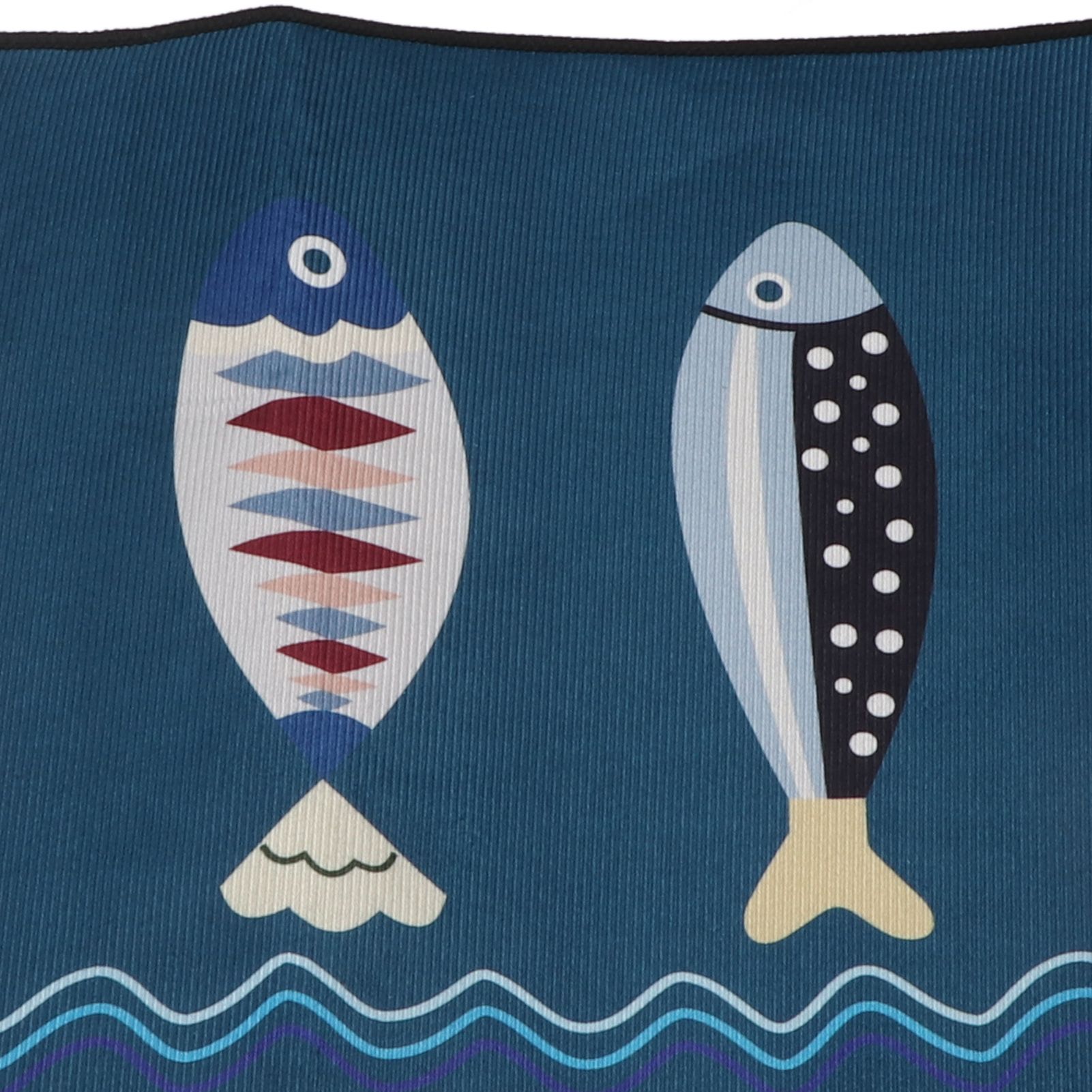 Floor Mat Prevent Slip Wearable Comfortable Cute Pattern Kitchen Pad for Living Room Bathroom Doorway Fish 40x120cm / 15.8x47.2in - Image 7