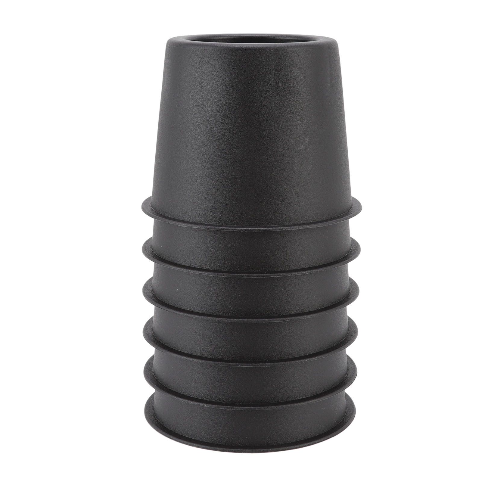 6 PCS Anti Vibration Pads Sofa Feet Pad Furniture Riser Mat for Table Cabinet Bed 3in Black Round - Image 3