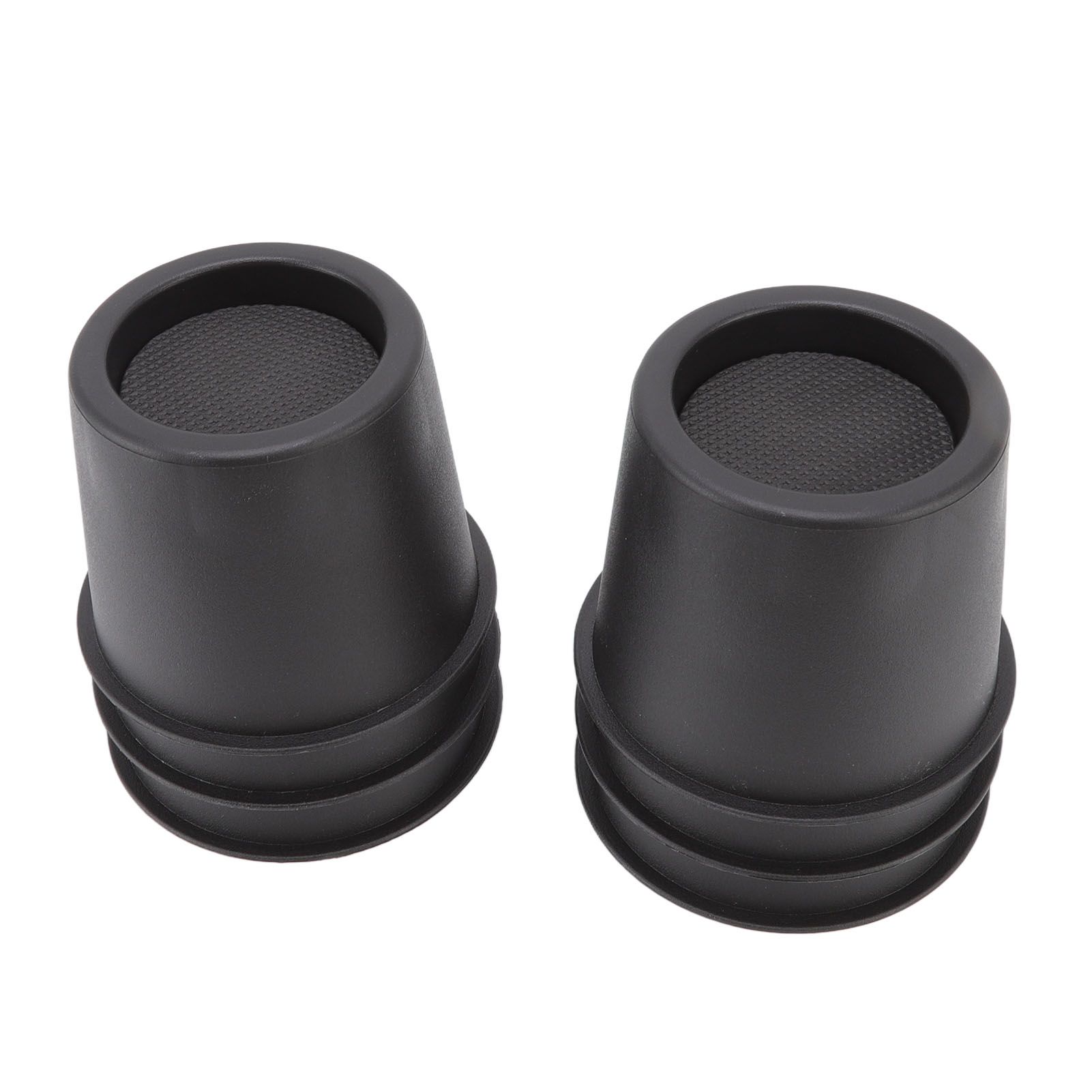 6 PCS Anti Vibration Pads Sofa Feet Pad Furniture Riser Mat for Table Cabinet Bed 3in Black Round - Image 8