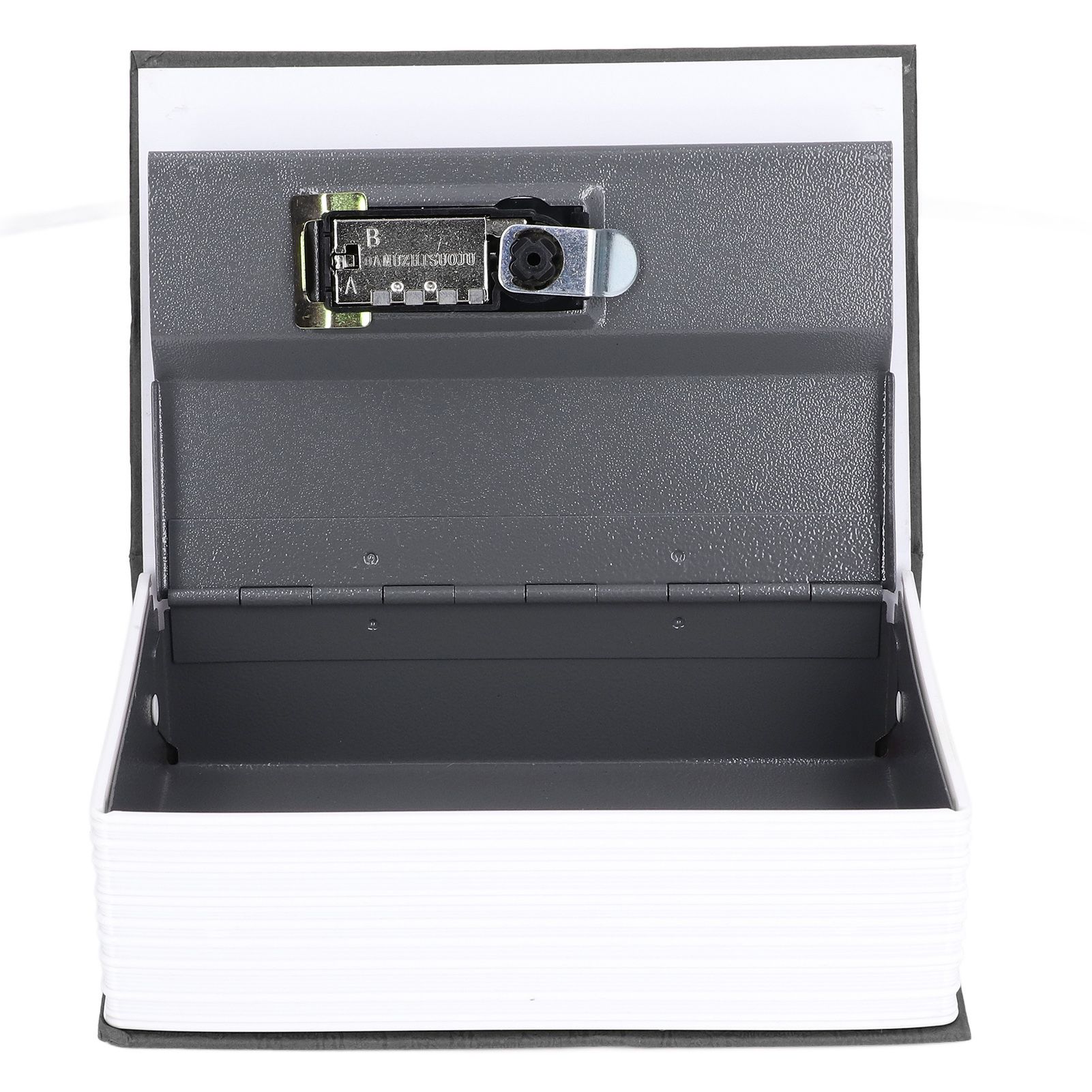 Book Shaped Steel Safe Classic Secret Book Safe Lock Password Type Household Storage BoxBlack - Image 1