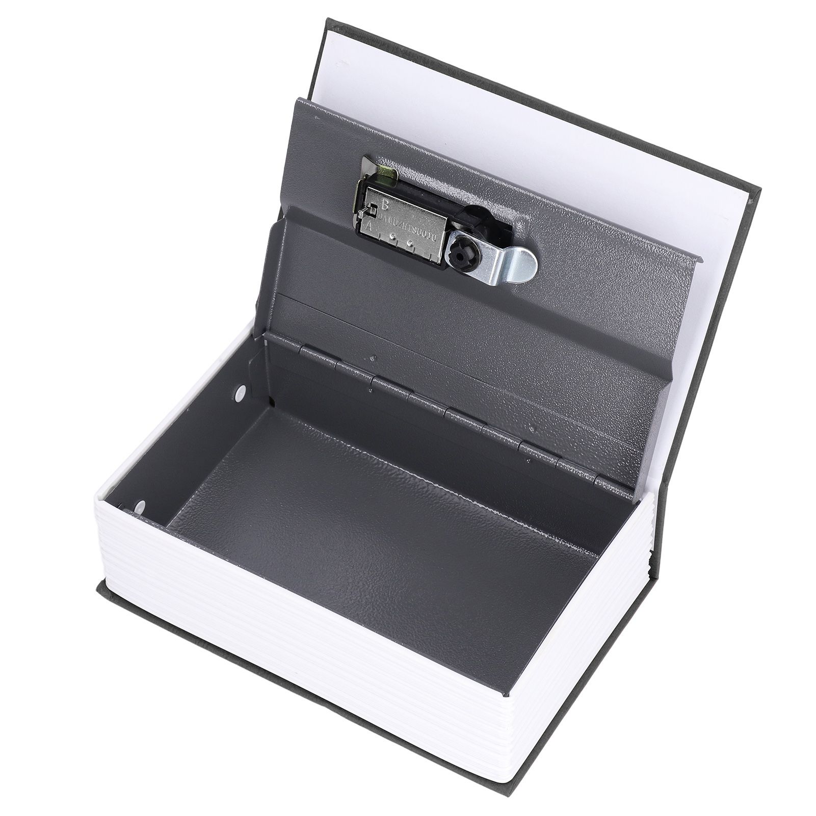 Book Shaped Steel Safe Classic Secret Book Safe Lock Password Type Household Storage BoxBlack - Image 2