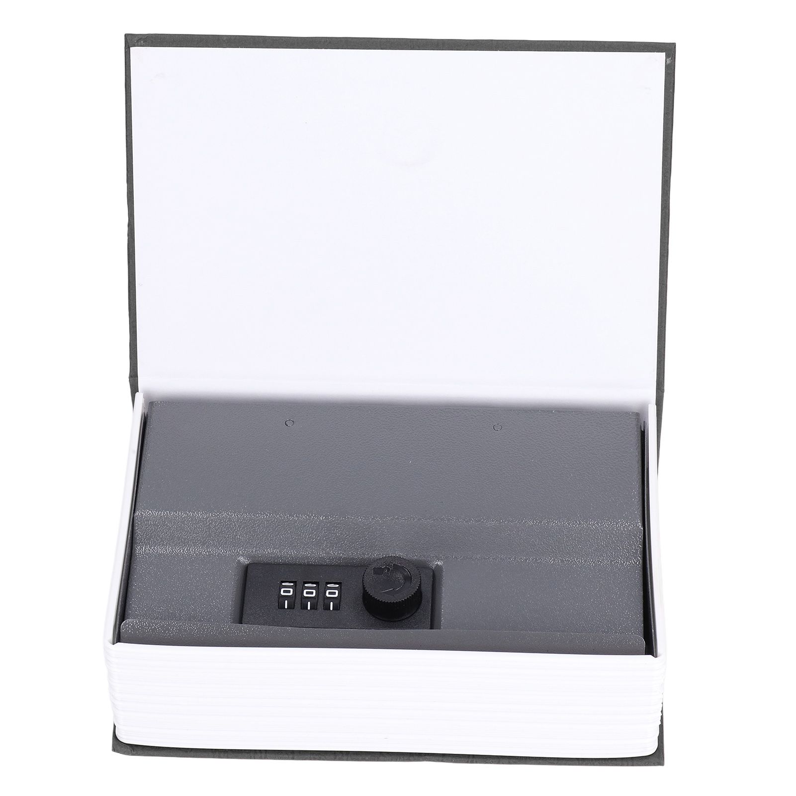 Book Shaped Steel Safe Classic Secret Book Safe Lock Password Type Household Storage BoxBlack - Image 5