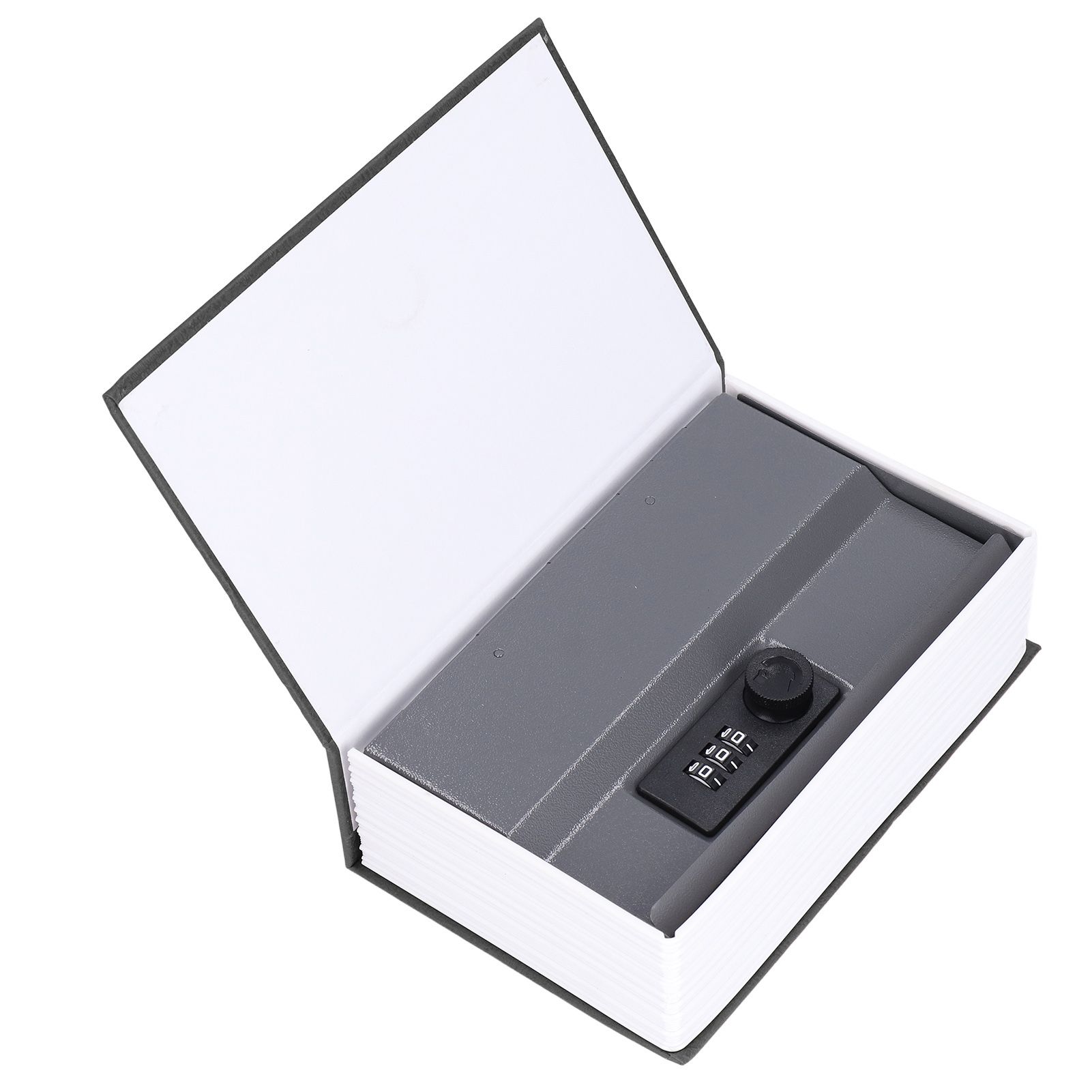Book Shaped Steel Safe Classic Secret Book Safe Lock Password Type Household Storage BoxBlack - Image 7