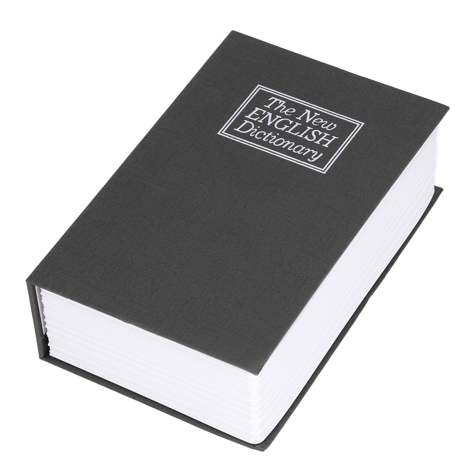 Book Shaped Steel Safe Classic Secret Book Safe Lock Password Type Household Storage BoxBlack - Image 8