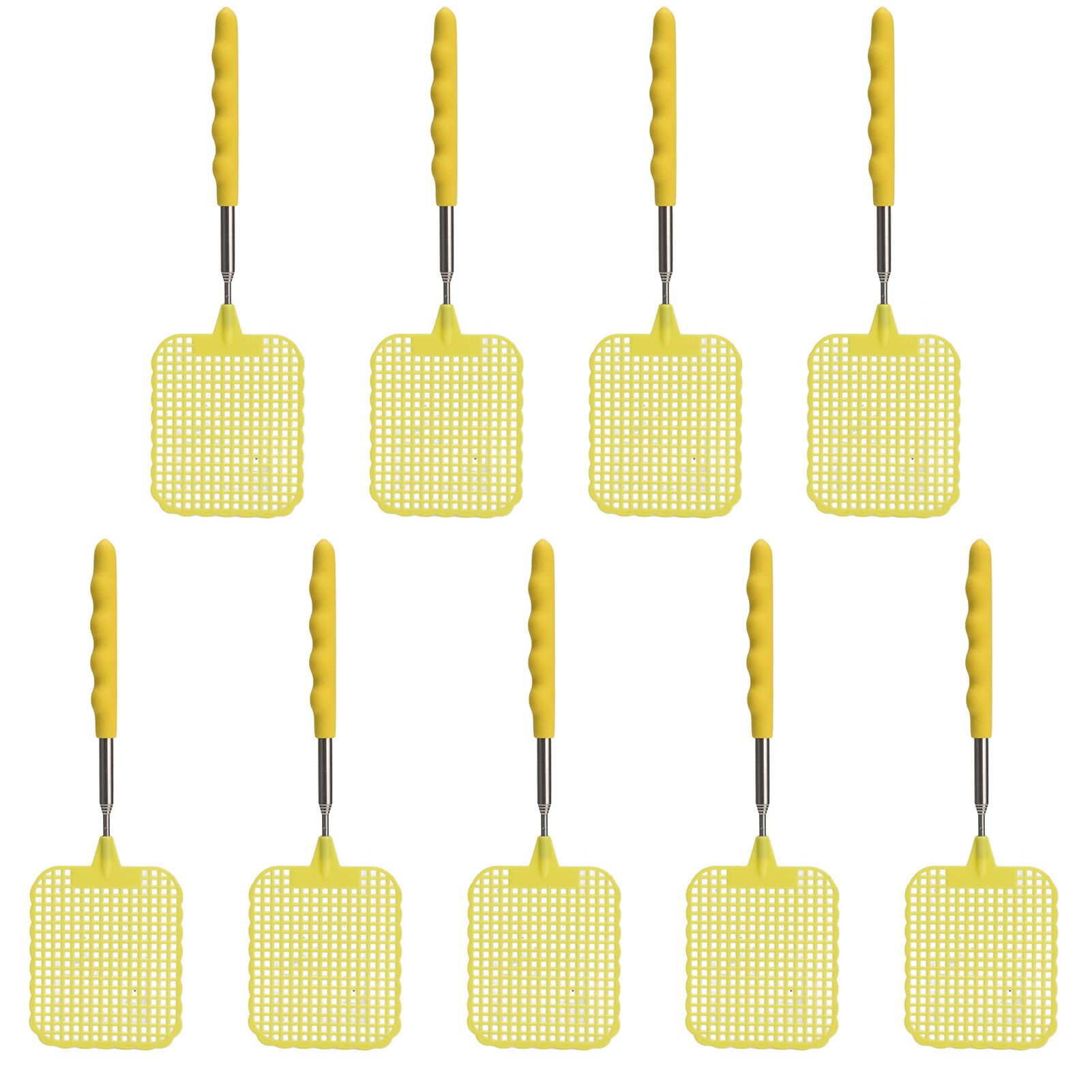 9PCS Retractable Fly Swatter Telescopic Extendable Fly Swatter Prevent Pest Mosquito Tool - Image 1